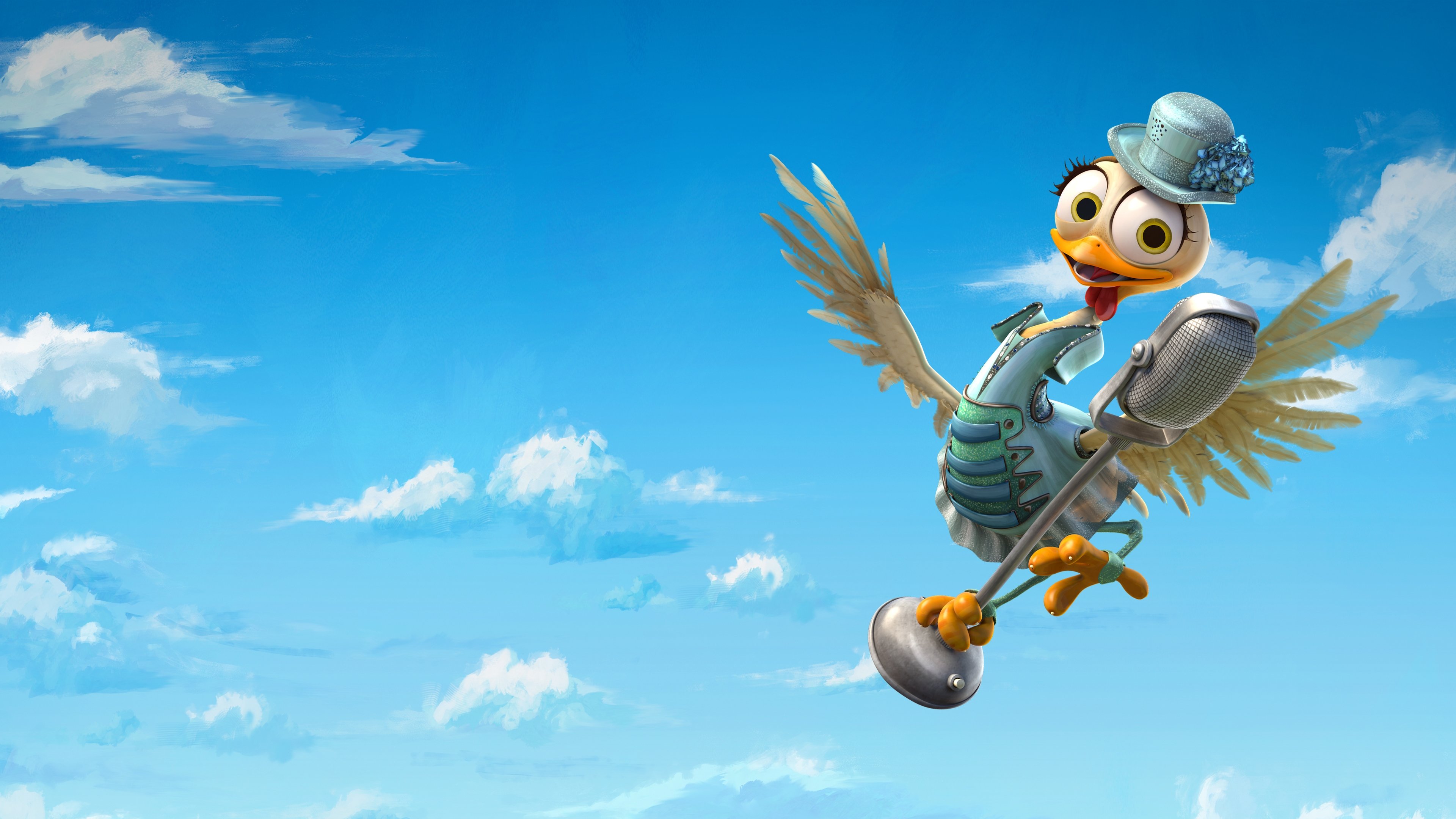 Backdrop for Turu, the Wacky Hen