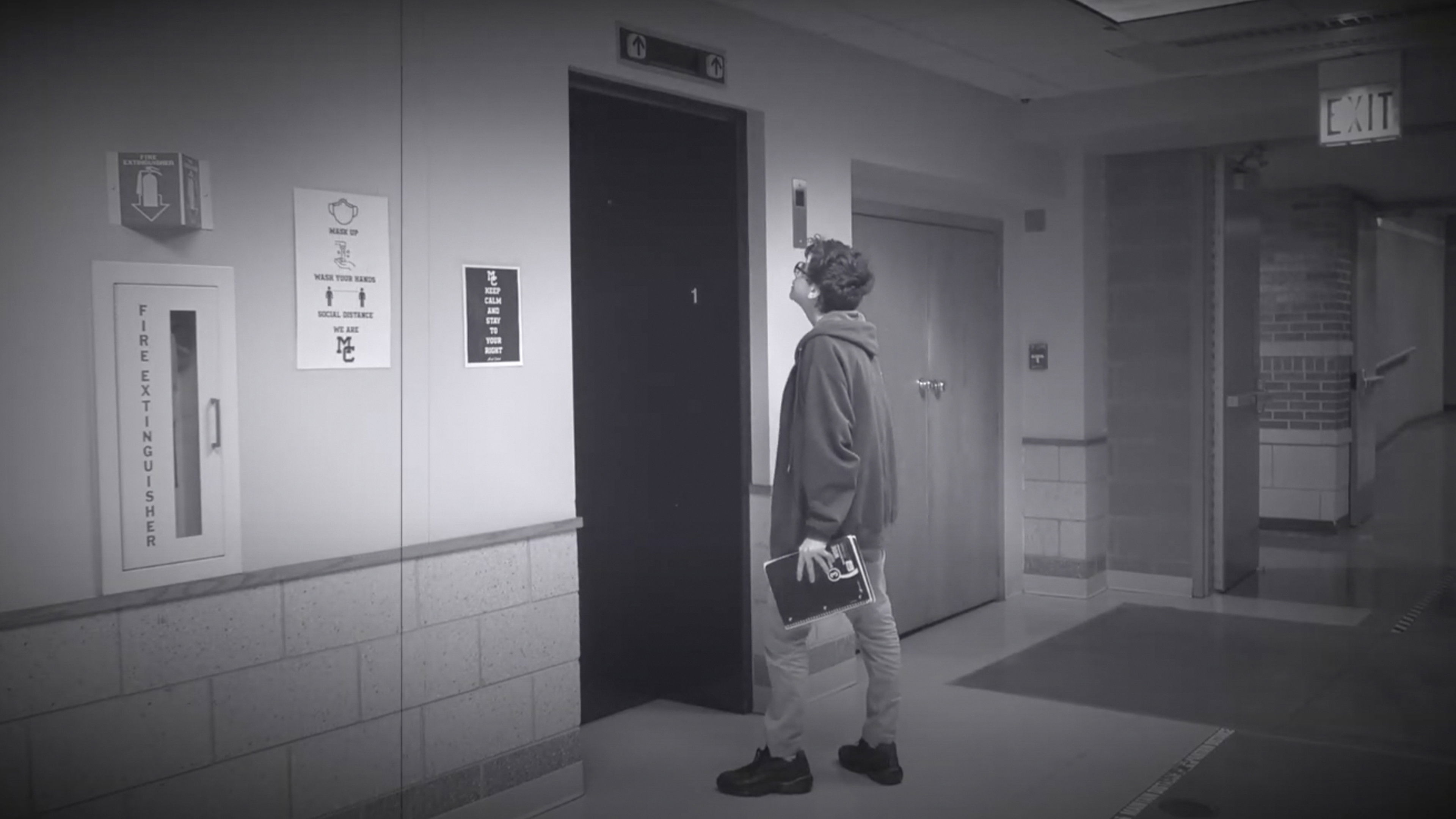 Backdrop for LATE! A silent film