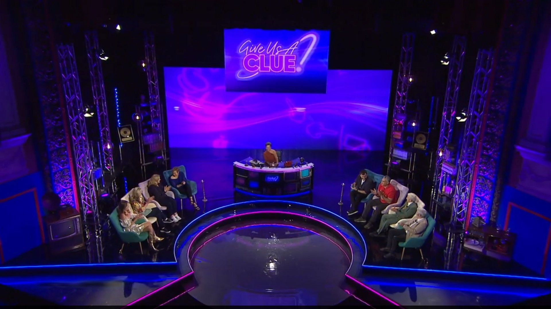 Backdrop for Give Us a Clue NZ