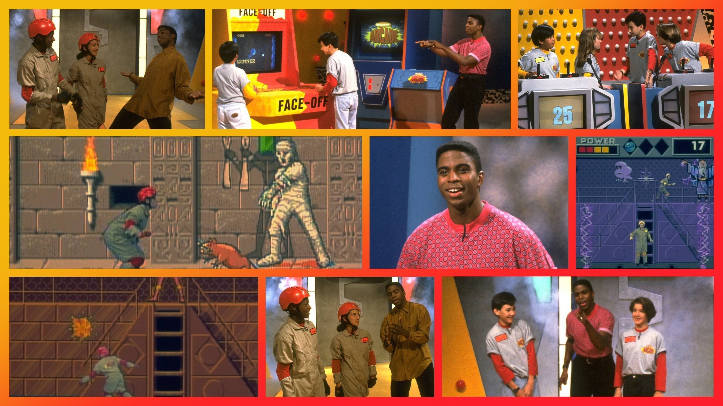 Backdrop for Nickelodeon Arcade