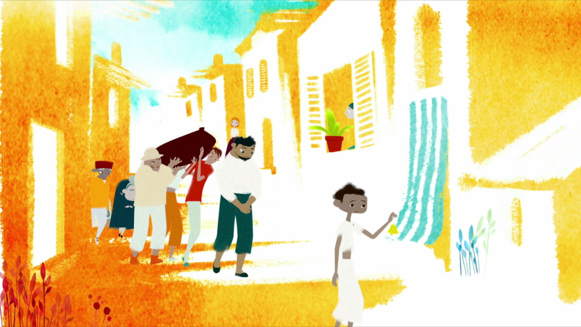 Backdrop for Flowing Through Wonder