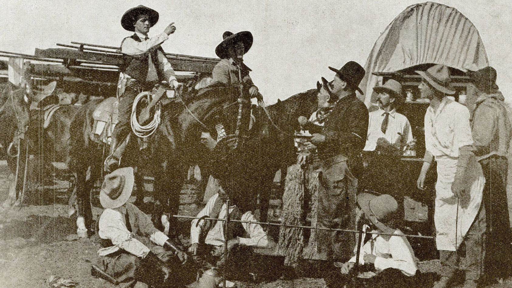 Backdrop for A Romance of the Rio Grande