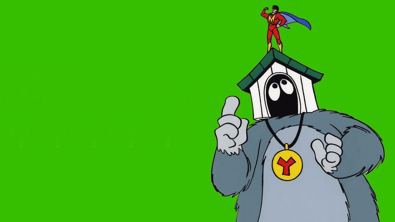 Backdrop for Mighty Man and Yukk