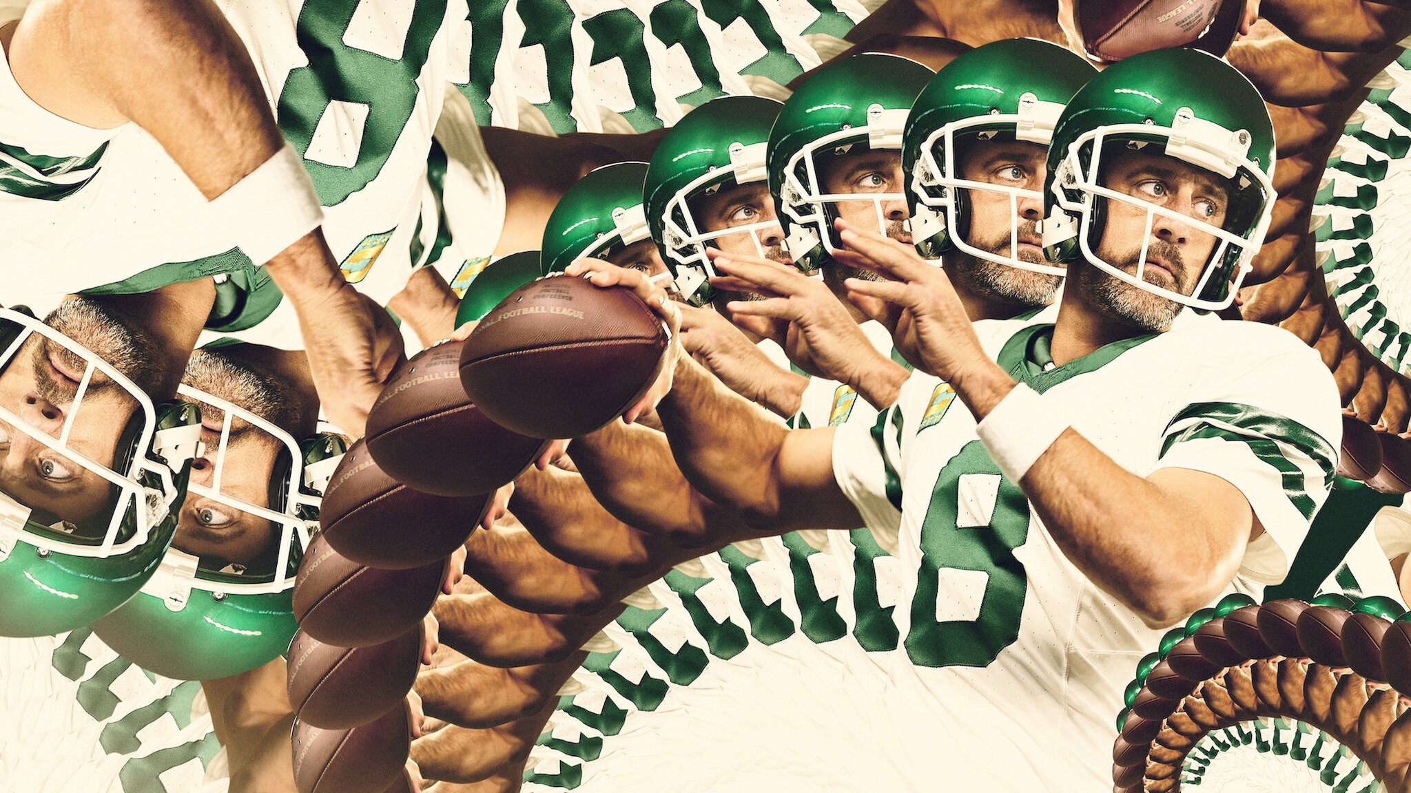 Backdrop for Aaron Rodgers: Enigma