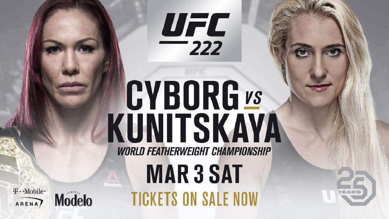 Backdrop for UFC 222: Cyborg vs. Kunitskaya