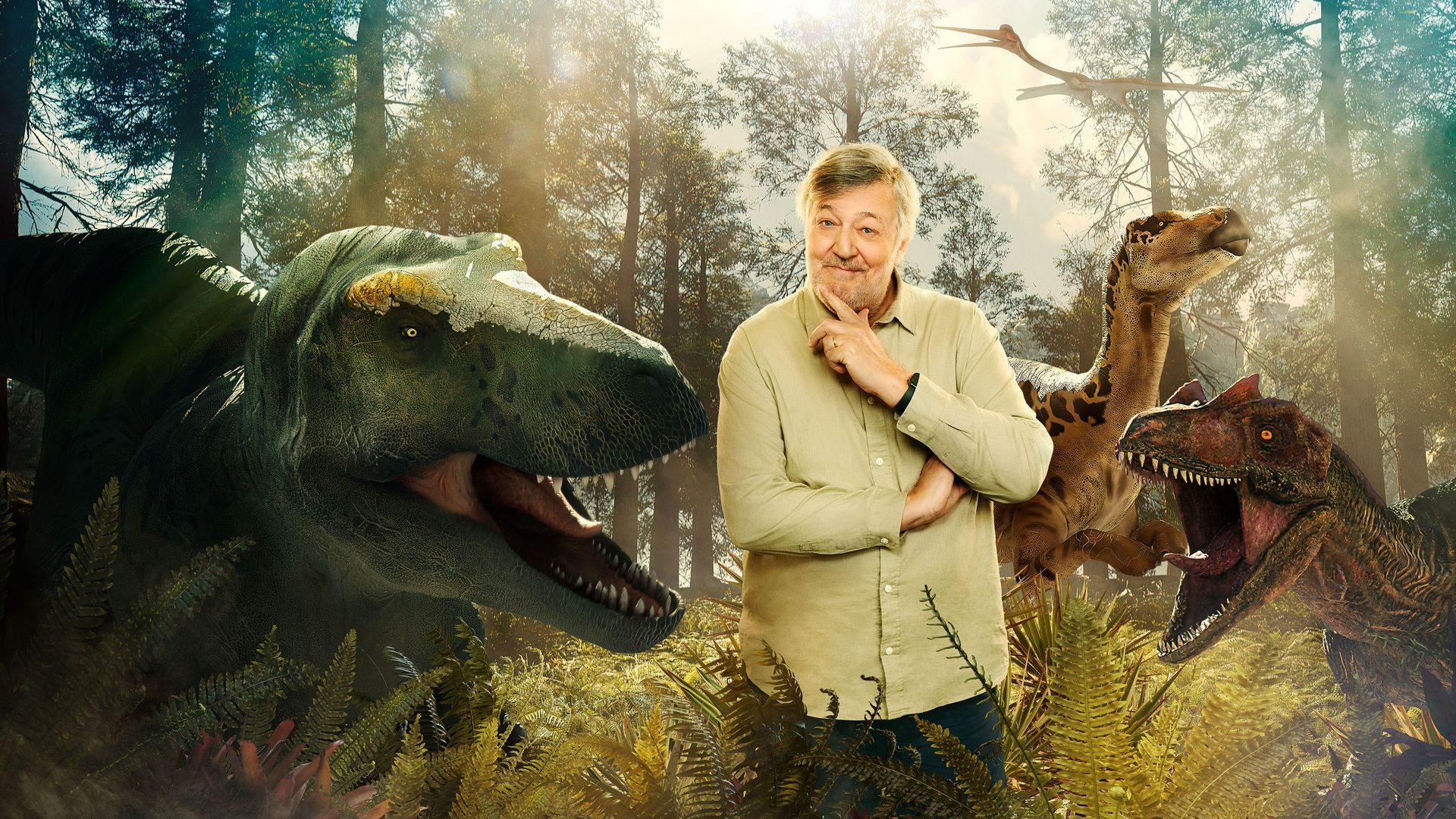 Backdrop for Dinosaur with Stephen Fry