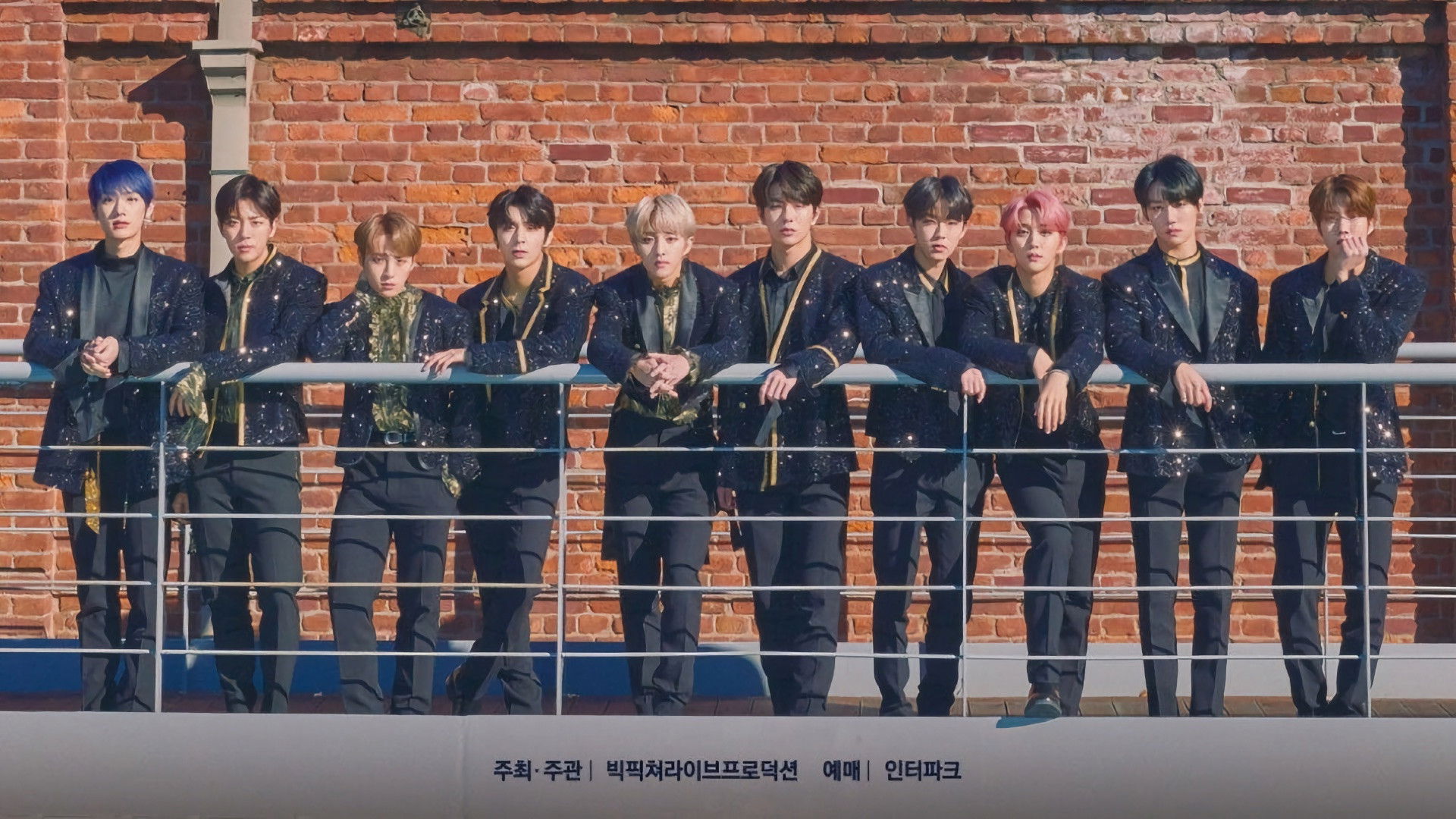 Backdrop for GOLDEN CHILD 1st CONCERT "Future And Past" in Seoul