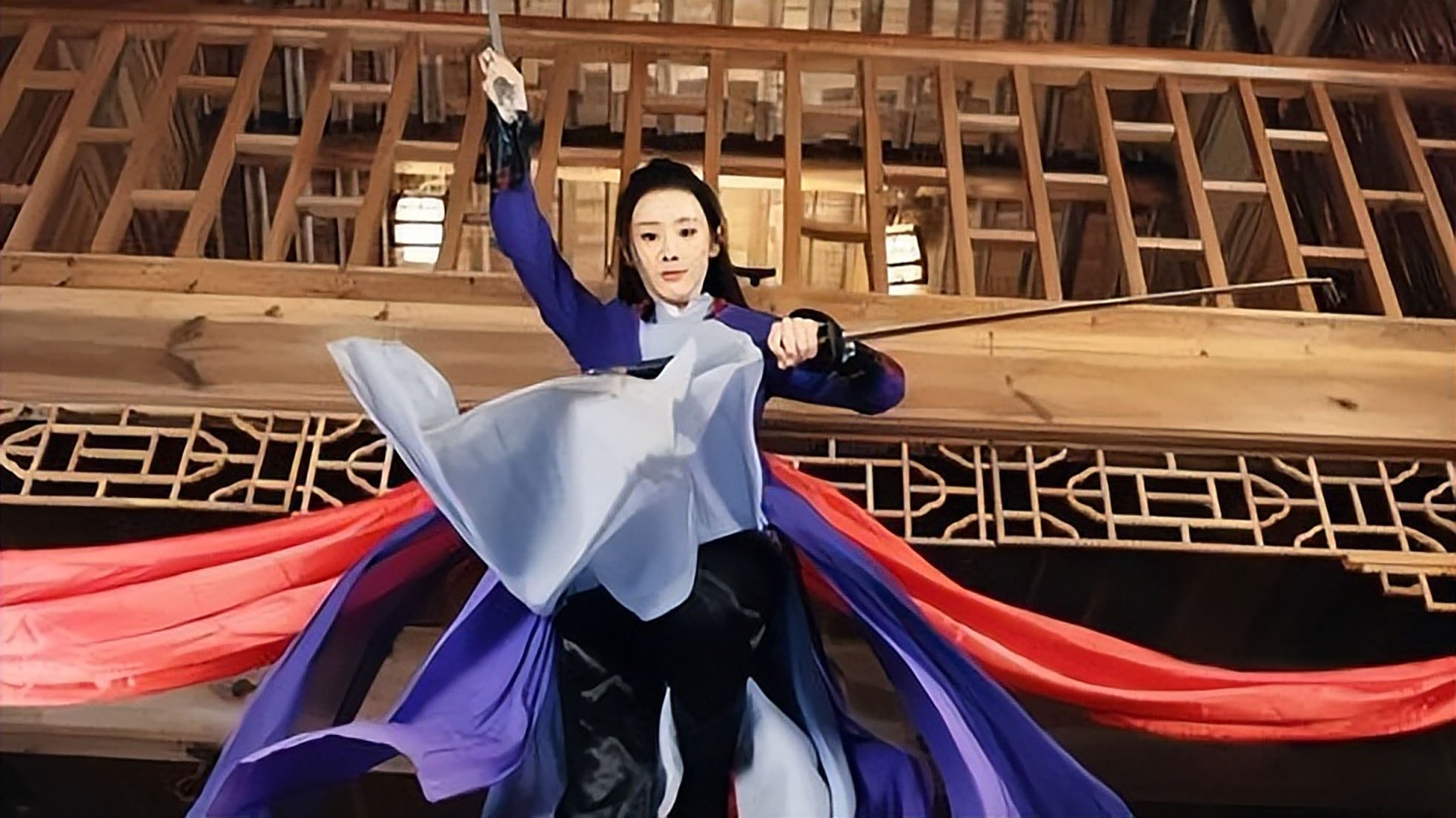 Backdrop for Blood and Blades in the Snow