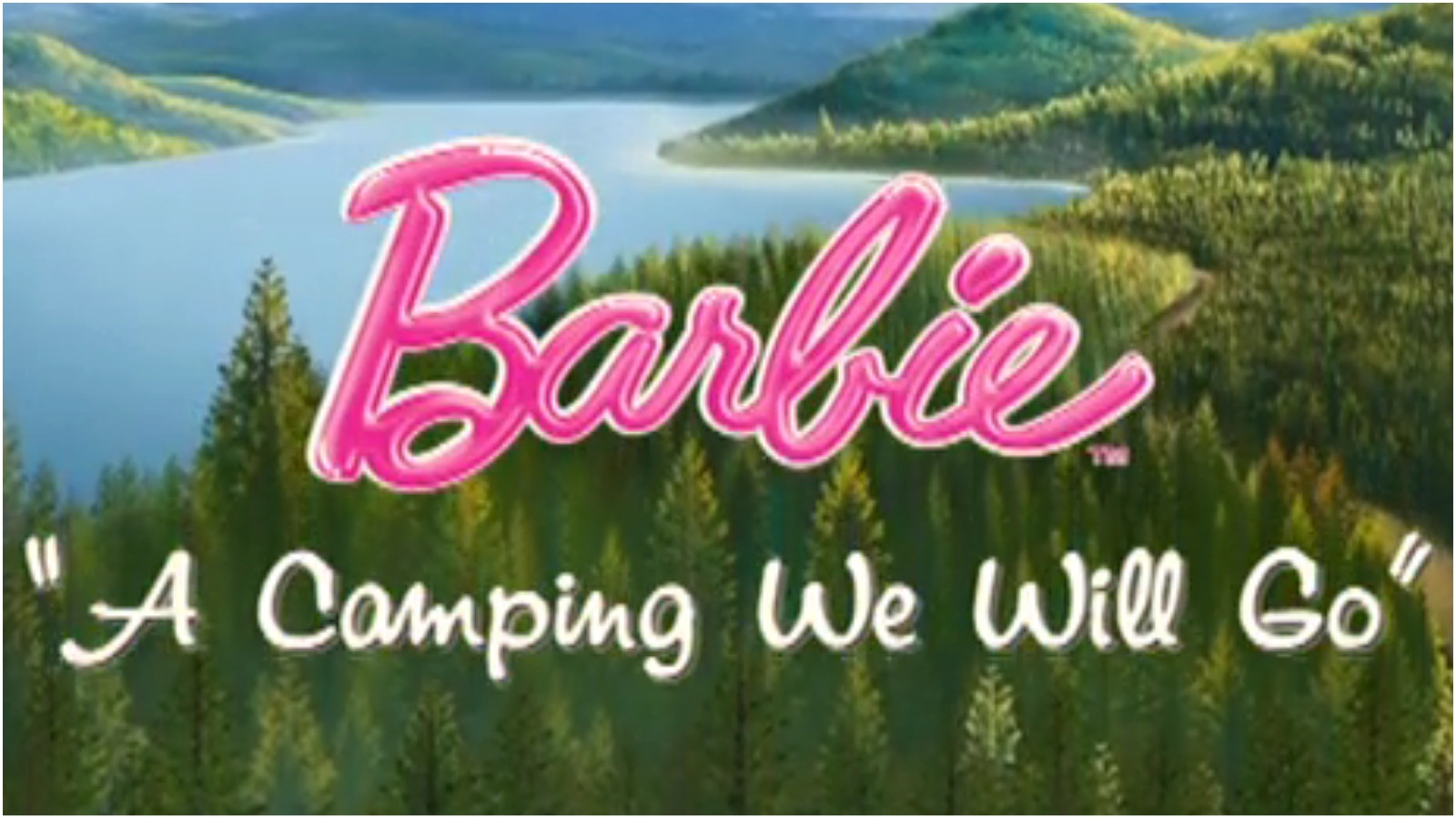 Backdrop for Barbie: A Camping We Will Go