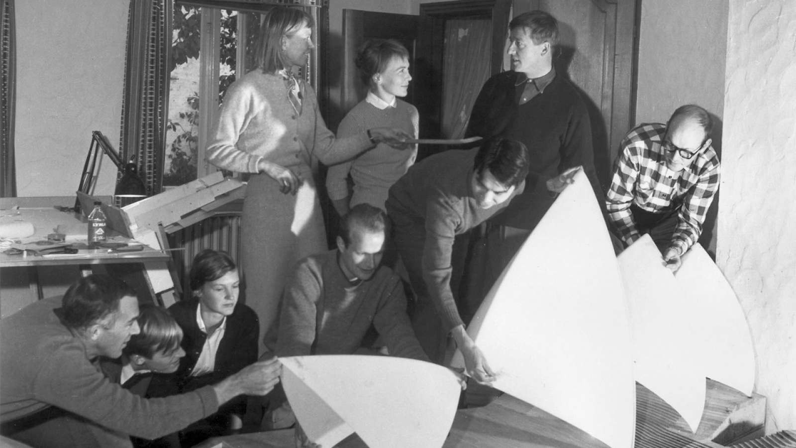 Backdrop for Jørn Utzon: The Man & the Architect