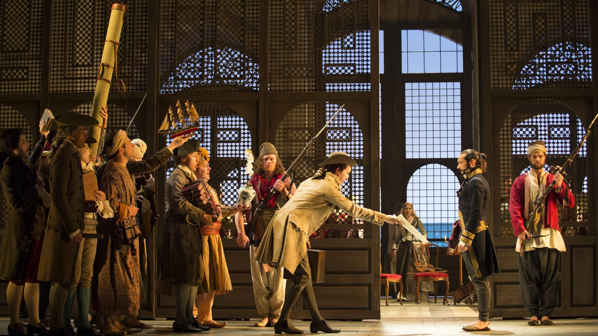 Backdrop for Mozart: Die Entführung aus dem Serail