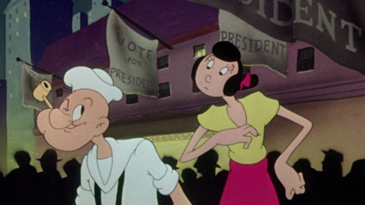 Backdrop for Olive Oyl for President