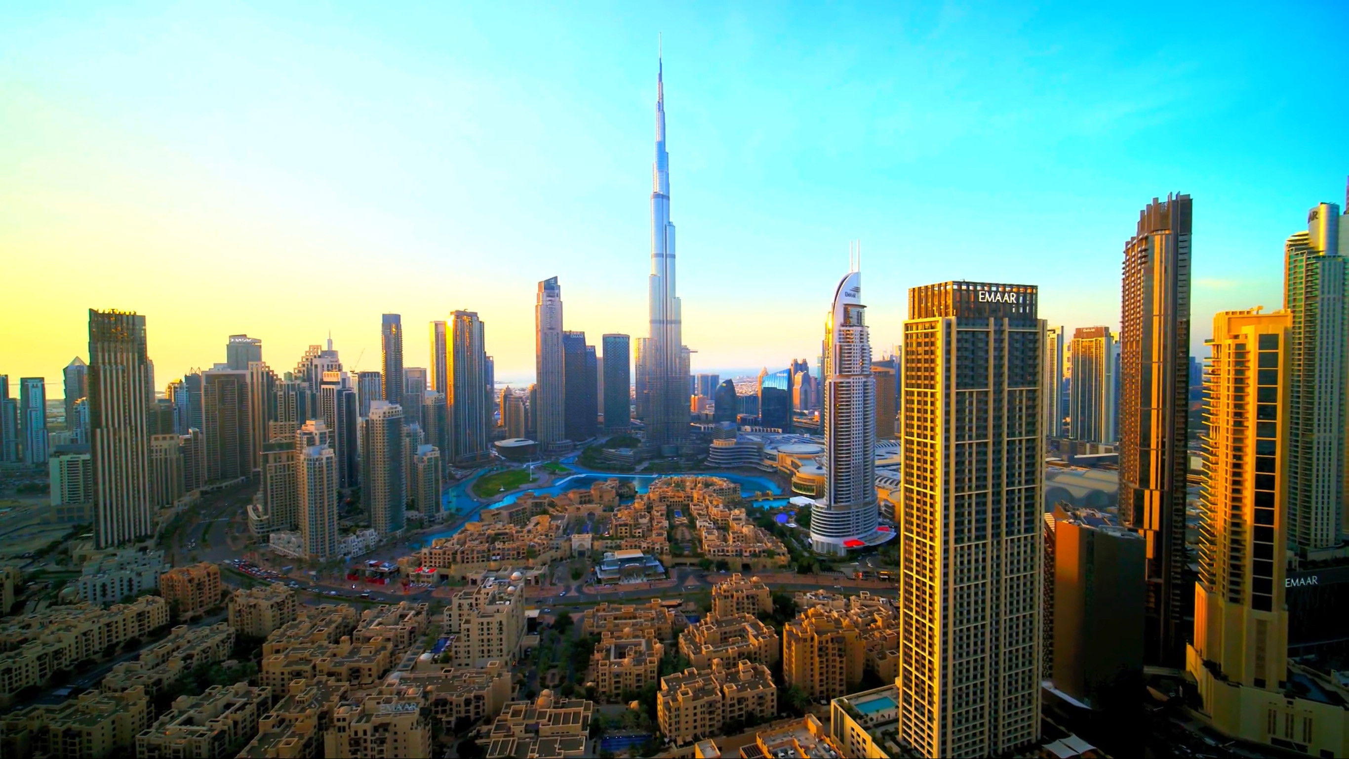 Backdrop for Dubai Drone View