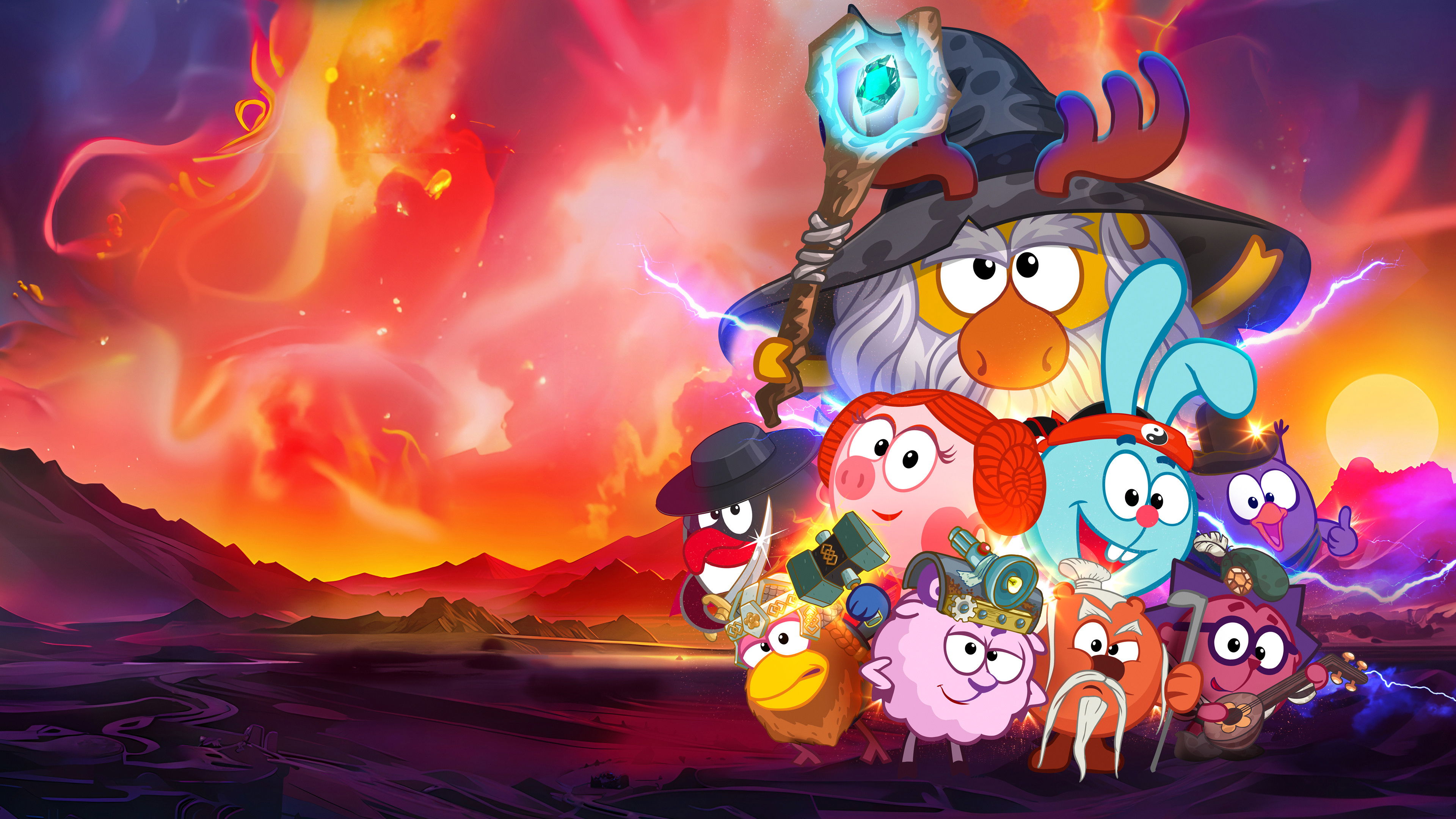 Backdrop for Kikoriki are Making a Movie