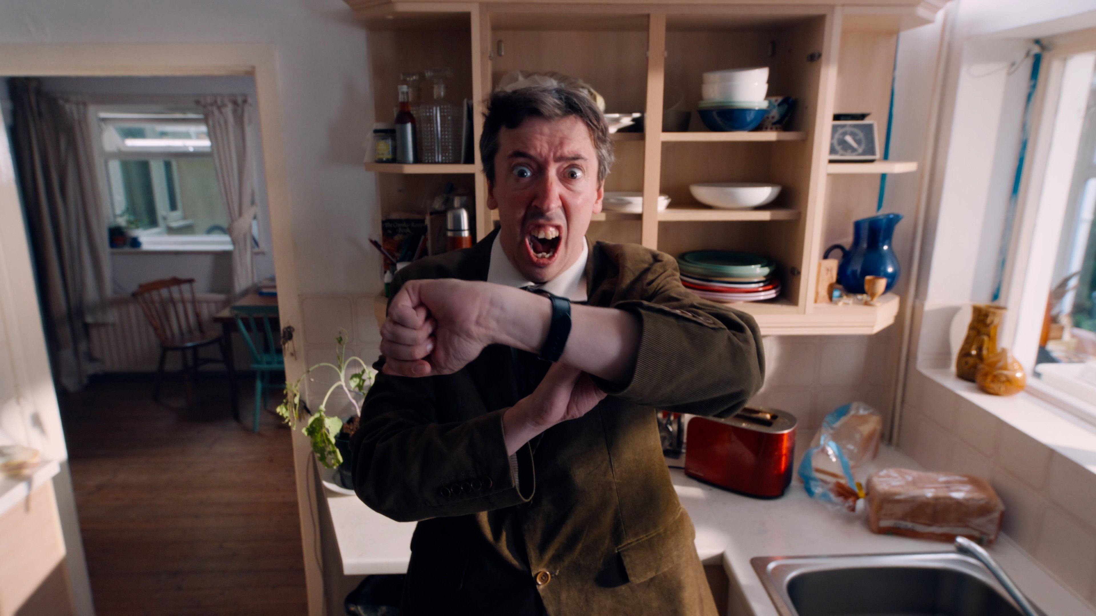 Backdrop for Harvey Greenfield Is Running Late