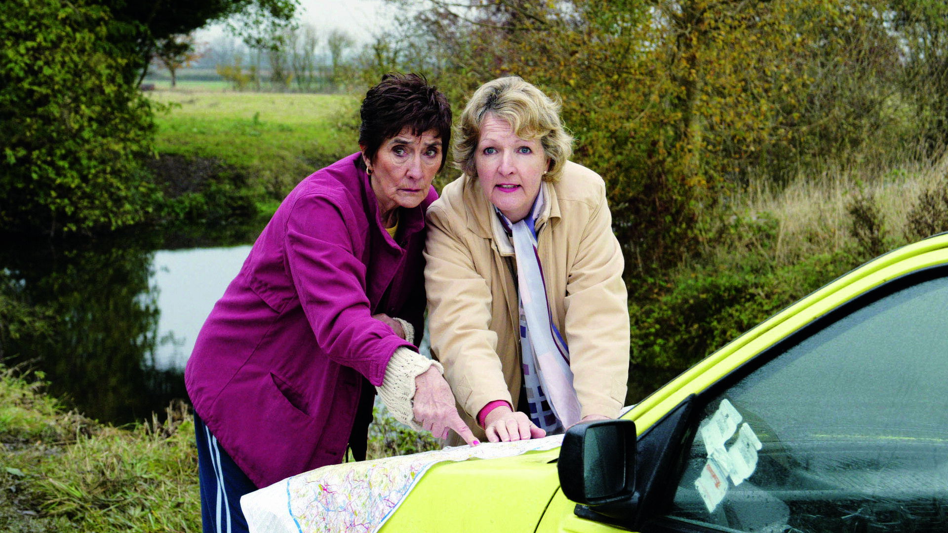 Backdrop for Margery and Gladys