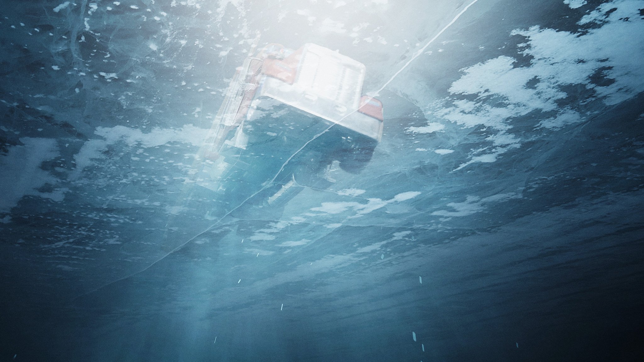 Backdrop for Ice Road Truckers