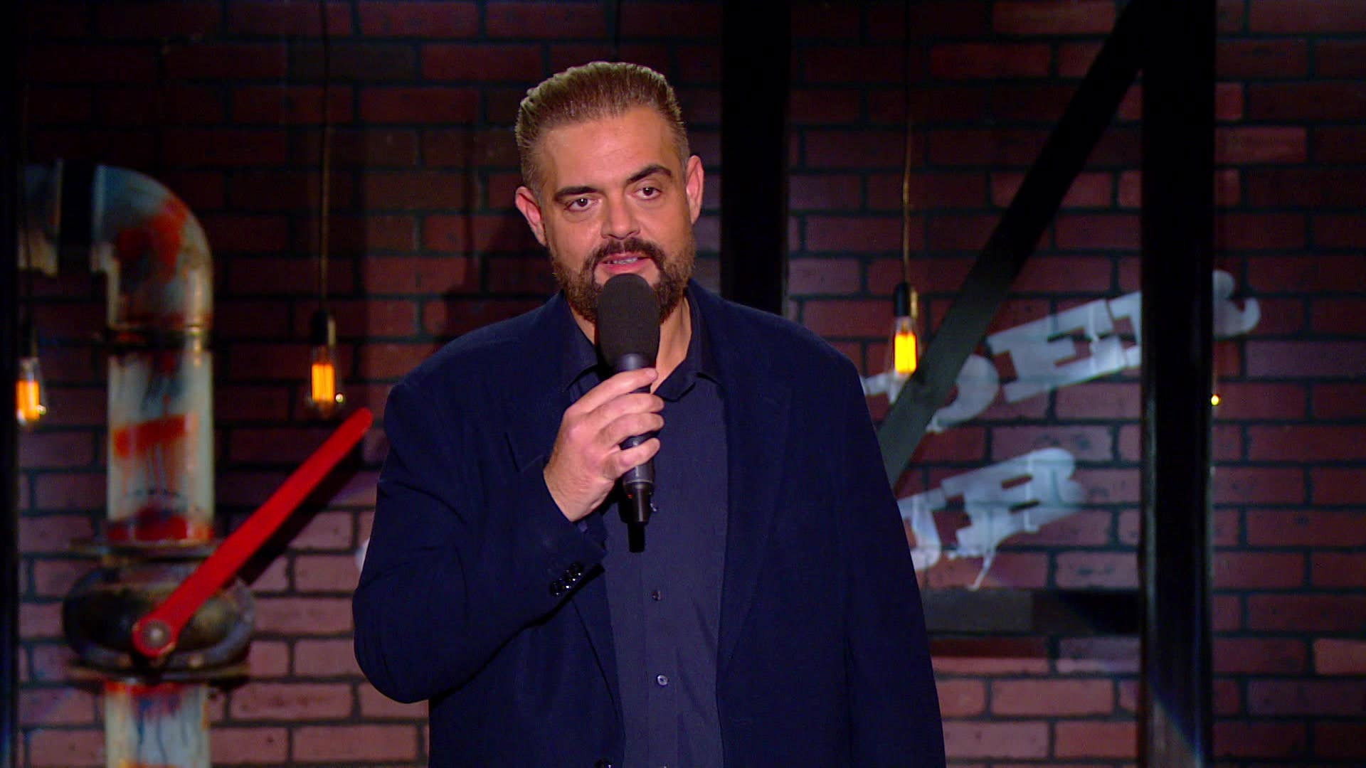 Backdrop for Gyógyíthatatlanul hülye - Orosz Gyuri önálló stand up estje