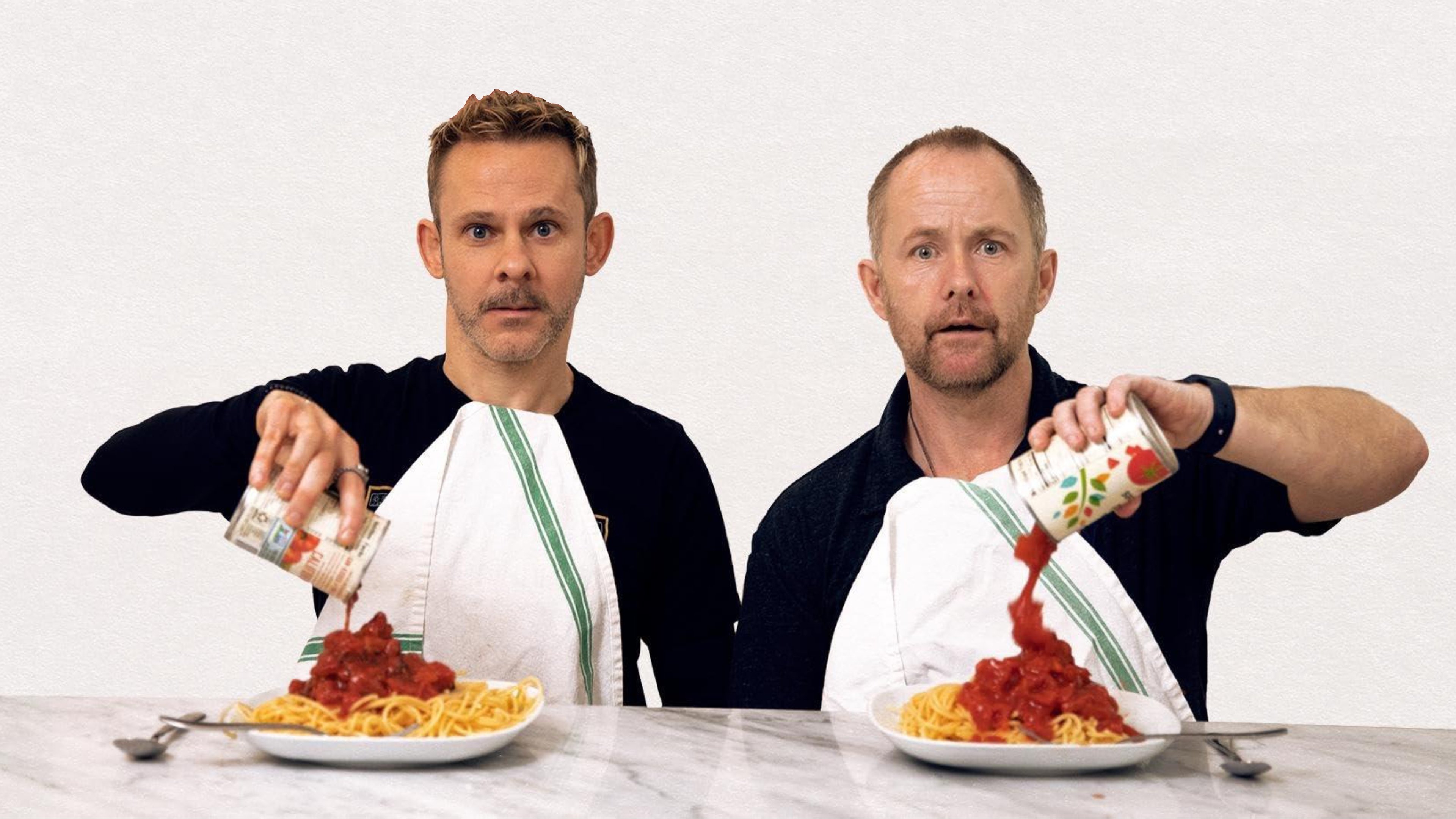 Backdrop for Billy & Dom Eat the World