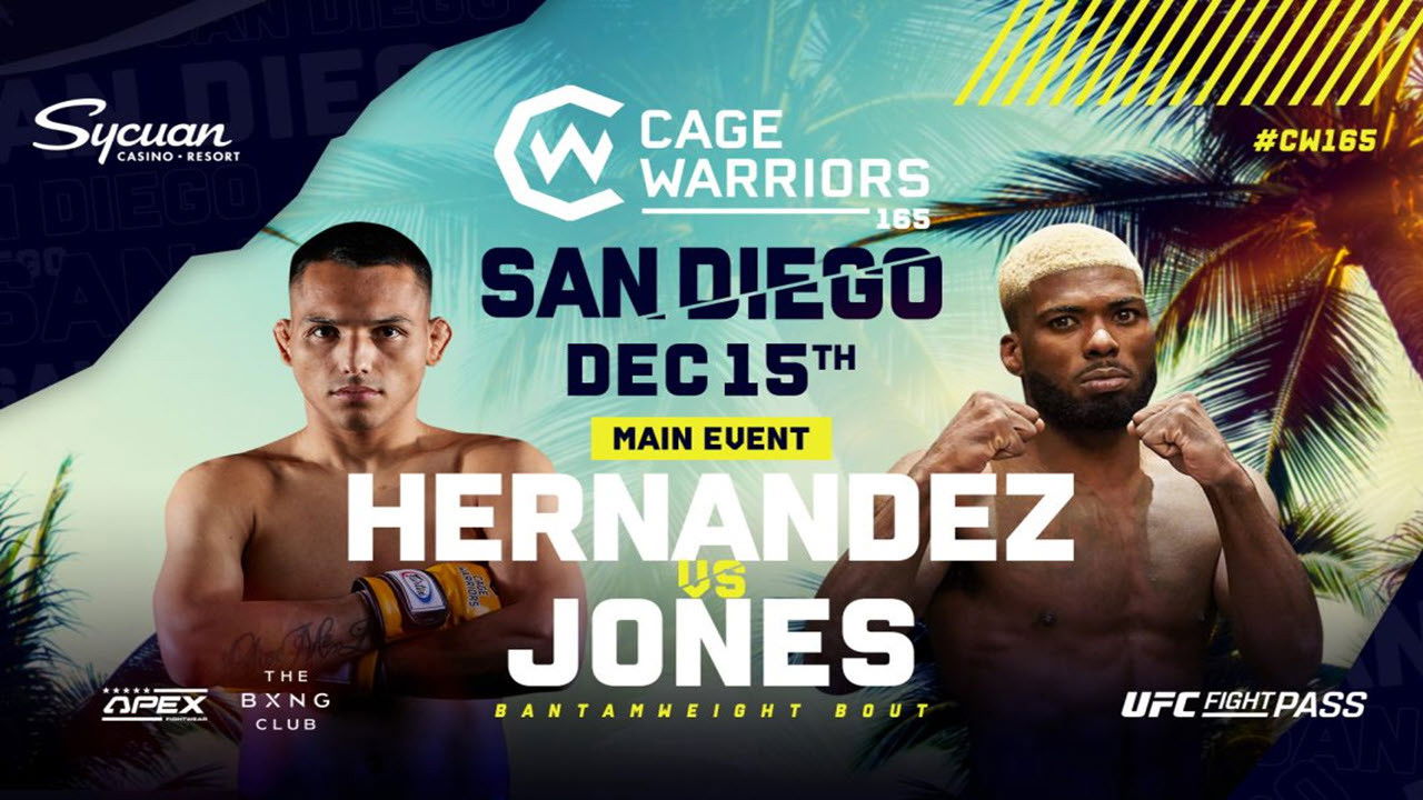 Backdrop for Cage Warriors 165: San Diego