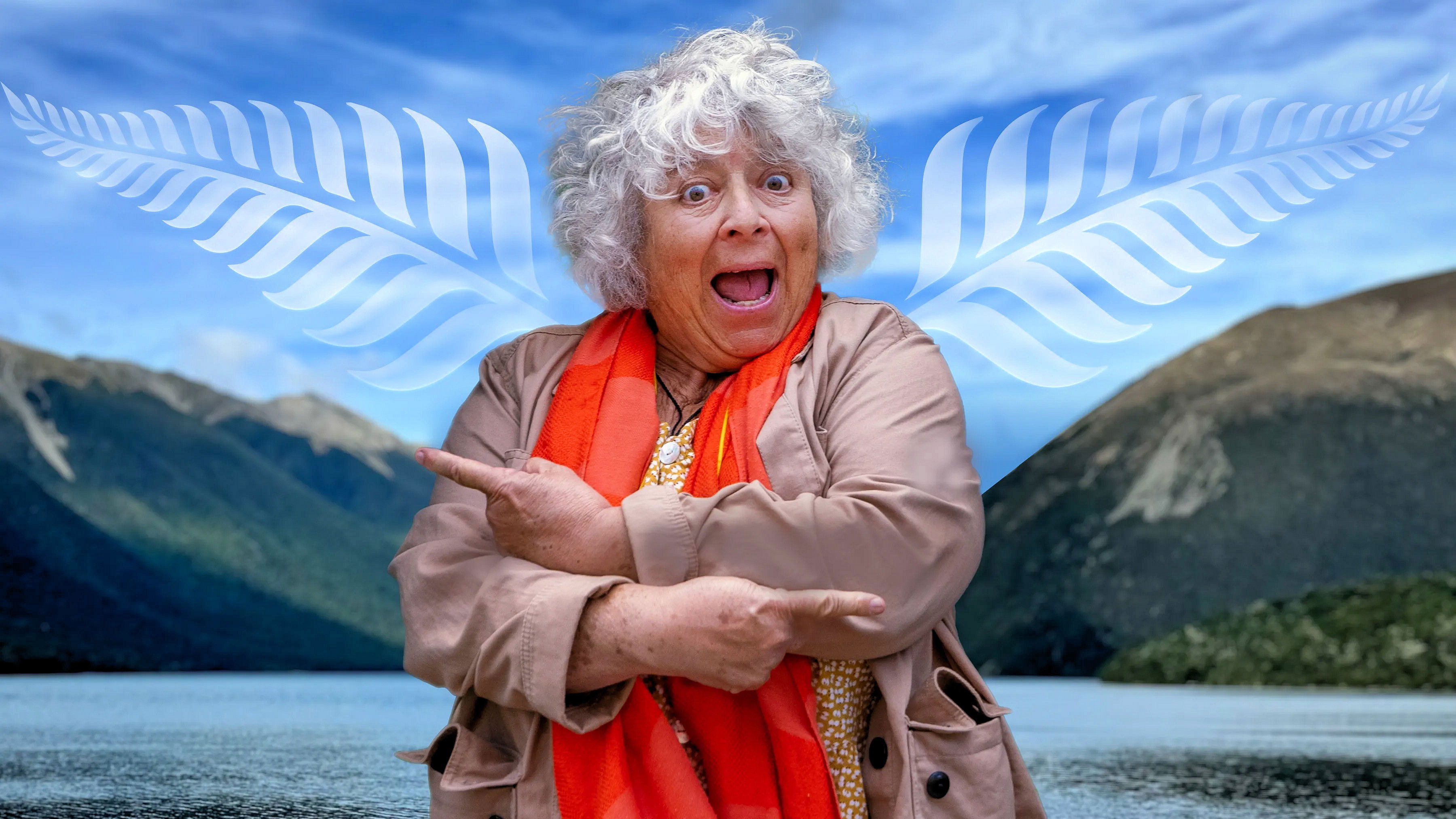Backdrop for Miriam Margolyes Discovers New Zealand