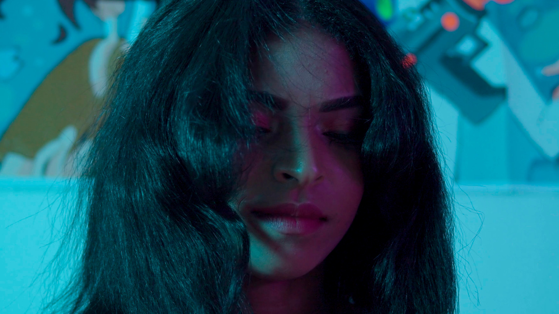 Backdrop for Almost a happy world