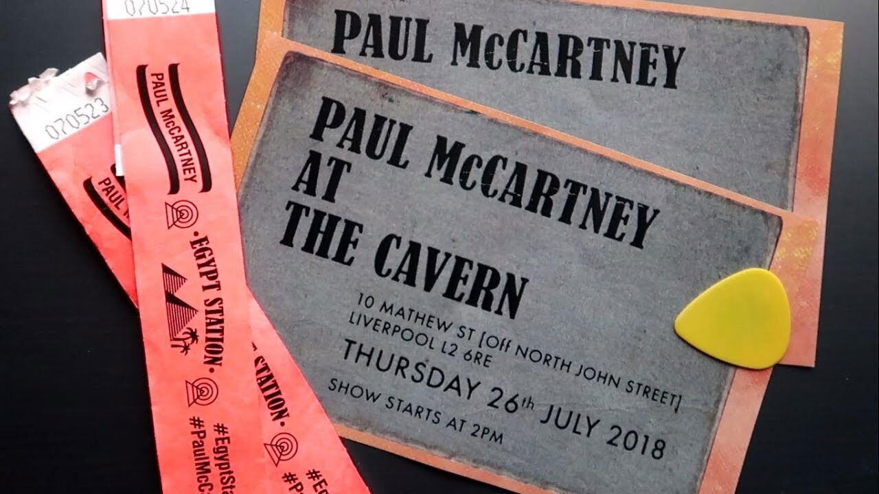 Backdrop for Paul McCartney Live at the Cavern Club