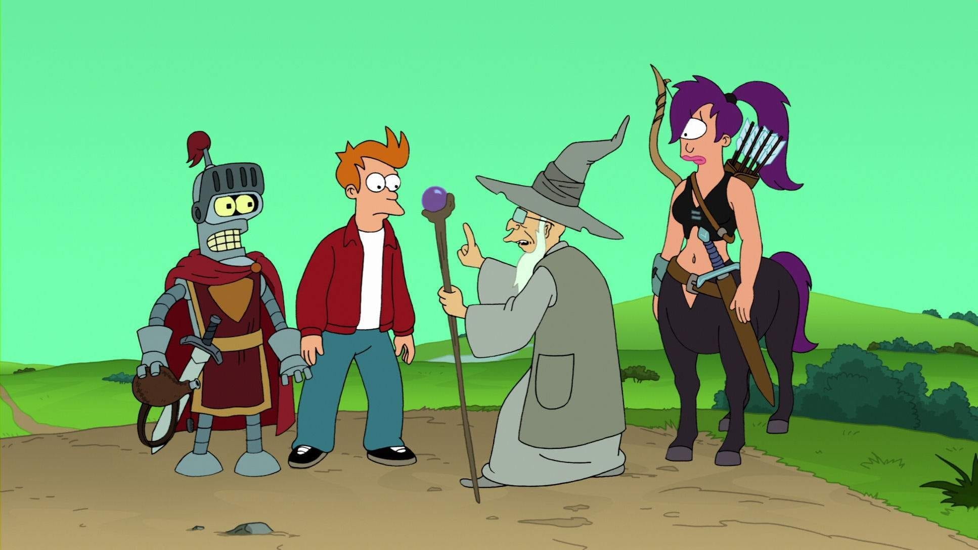 Backdrop for Futurama: Bender's Game