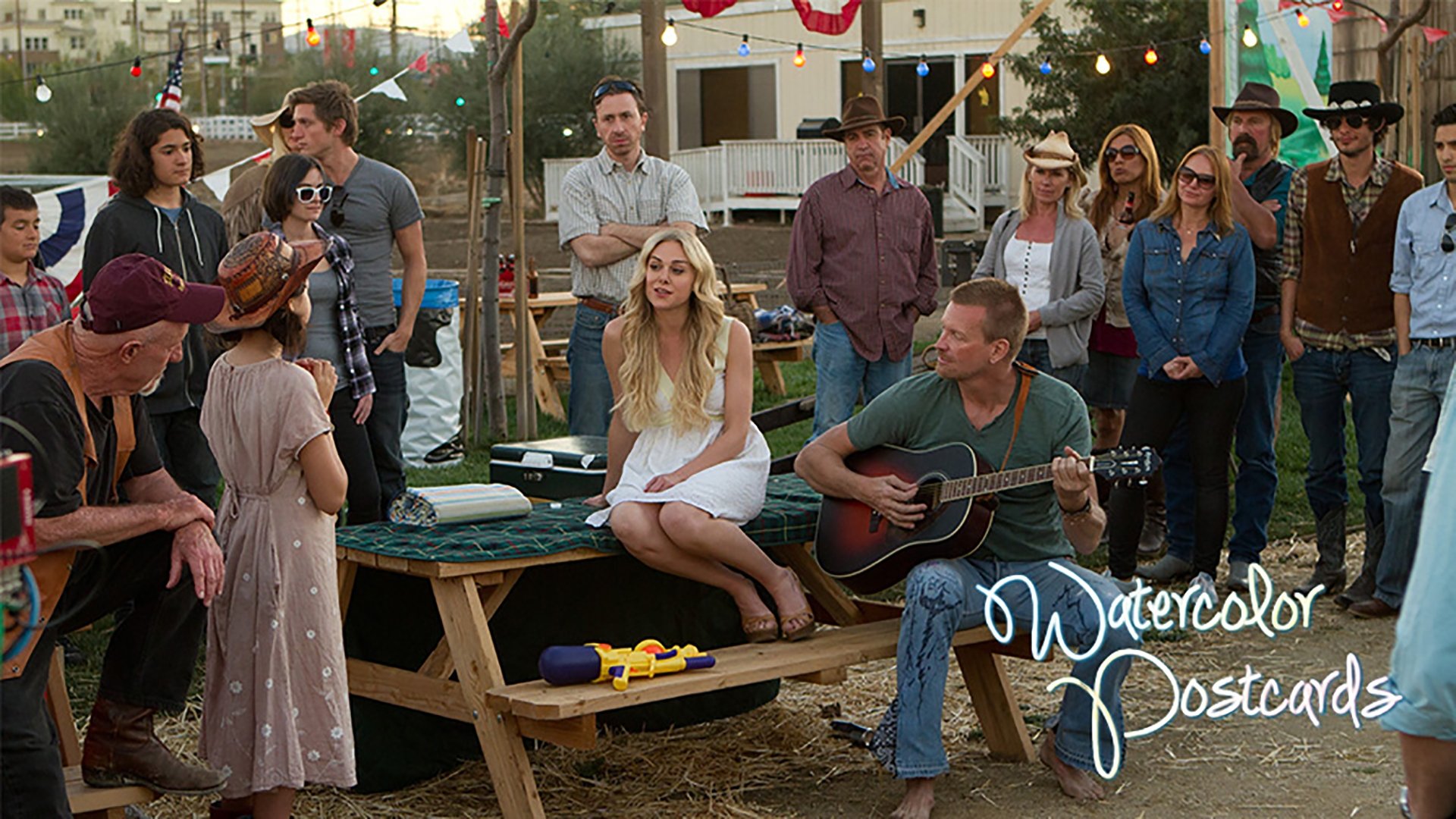 Backdrop for Watercolor Postcards