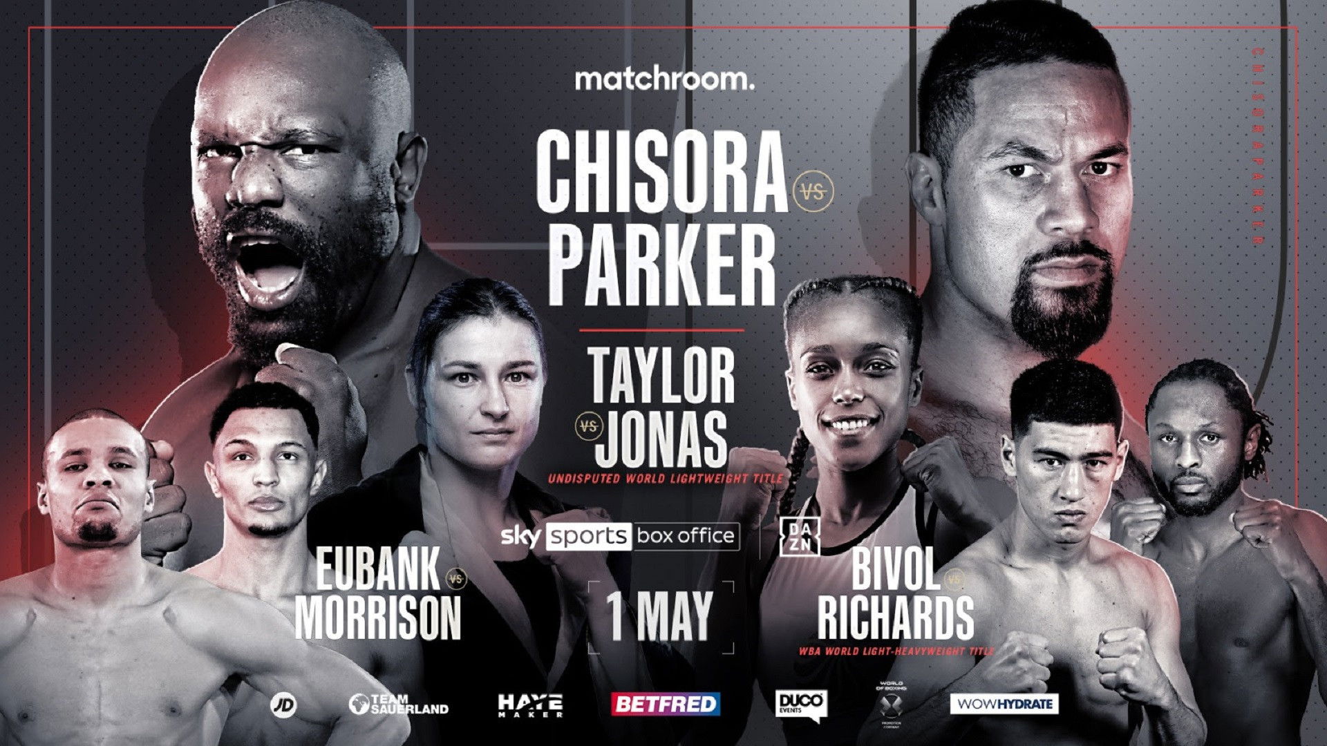 Backdrop for Derek Chisora vs. Joseph Parker
