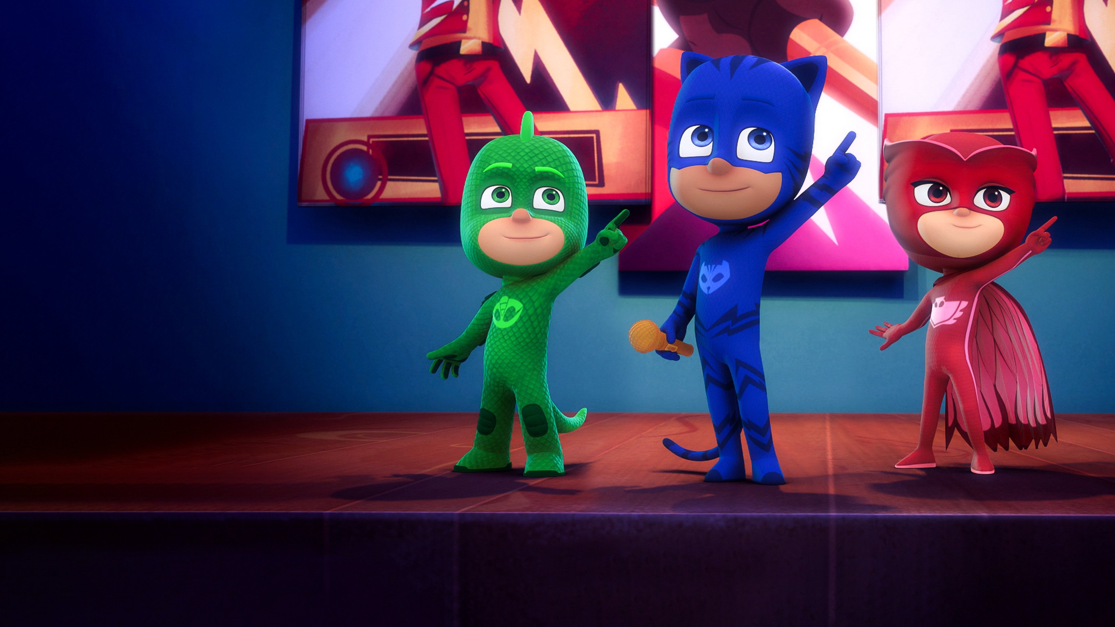 Backdrop for PJ Masks: Music Videos