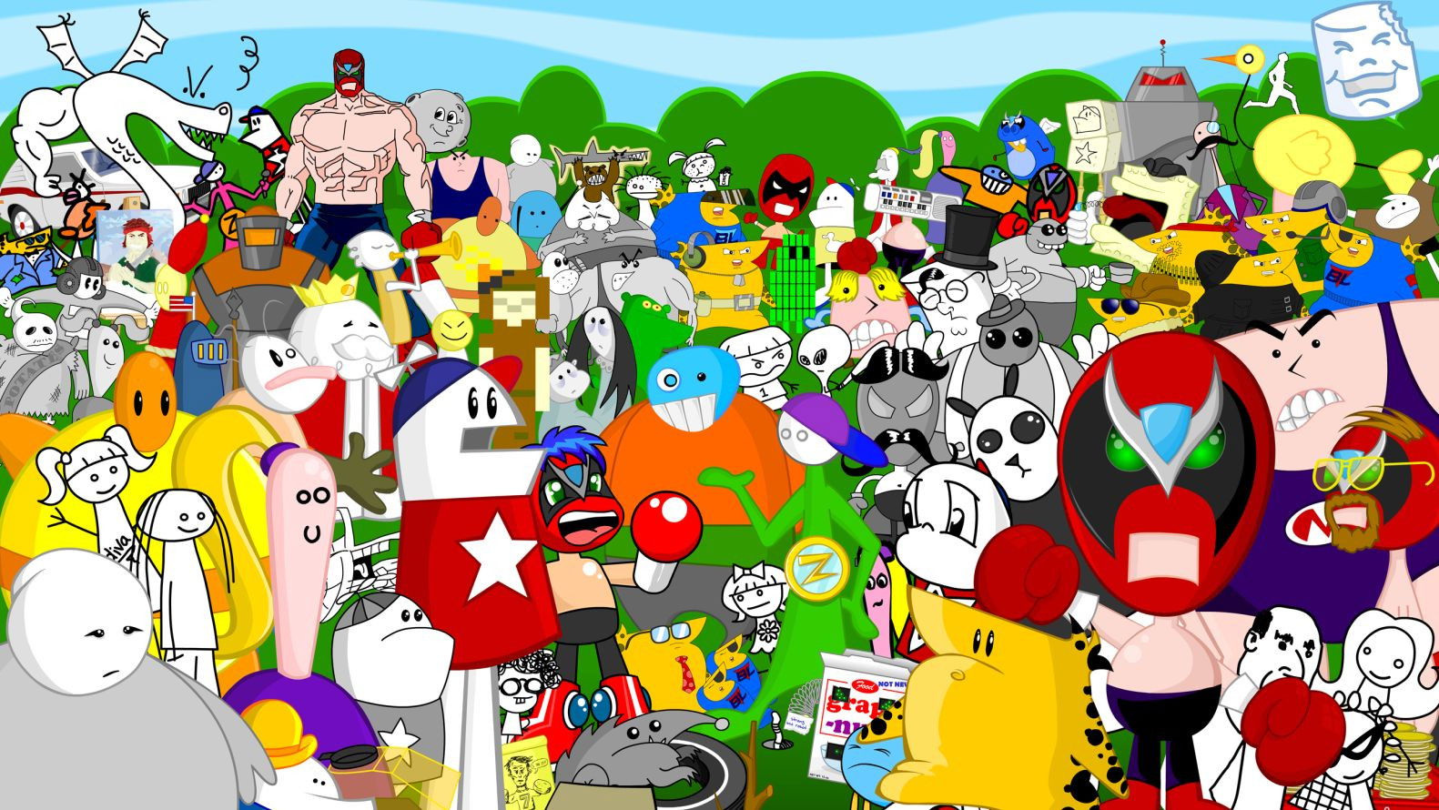 Backdrop for strongbad_email.exe