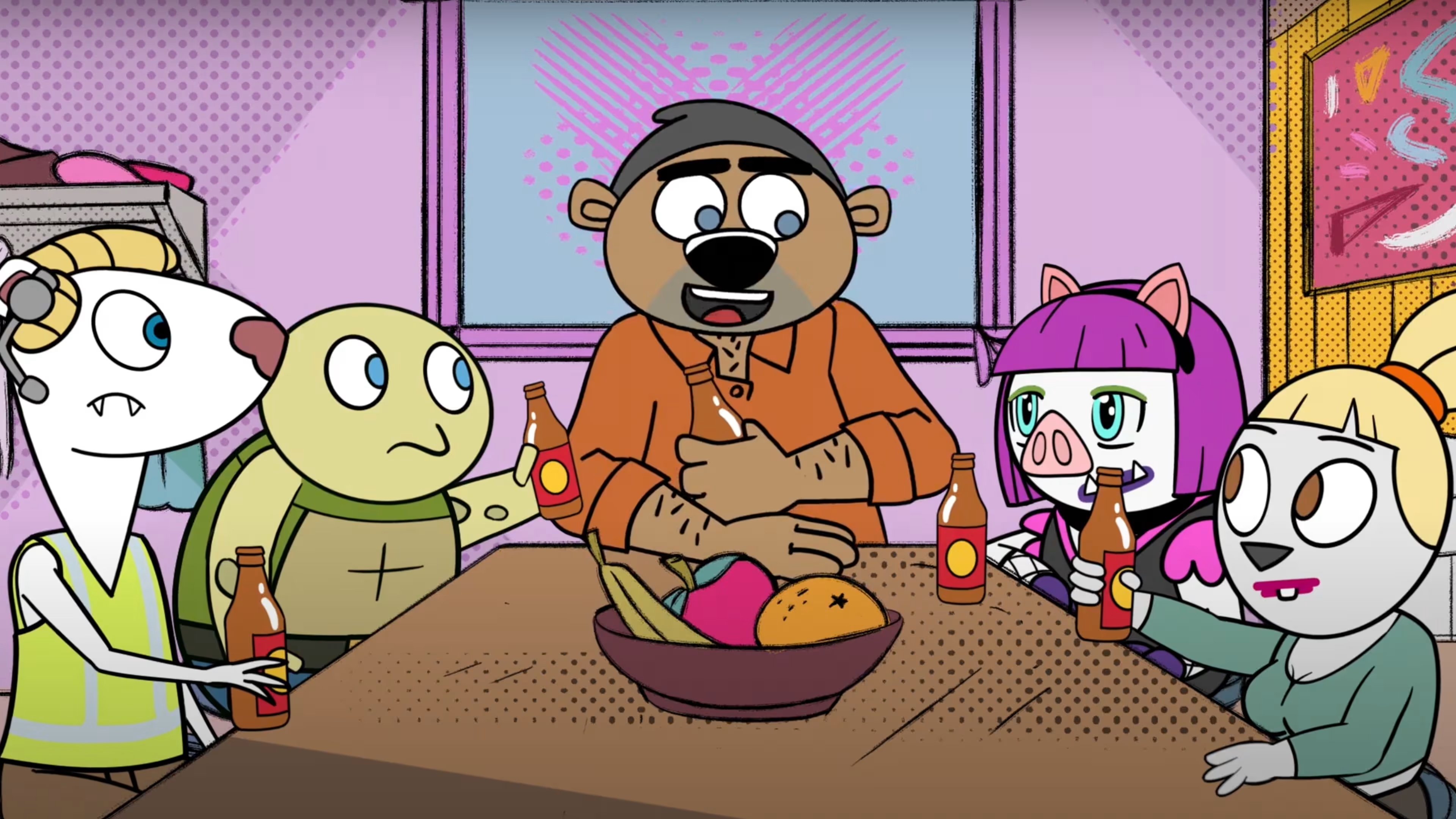 Backdrop for Kallion eläimet