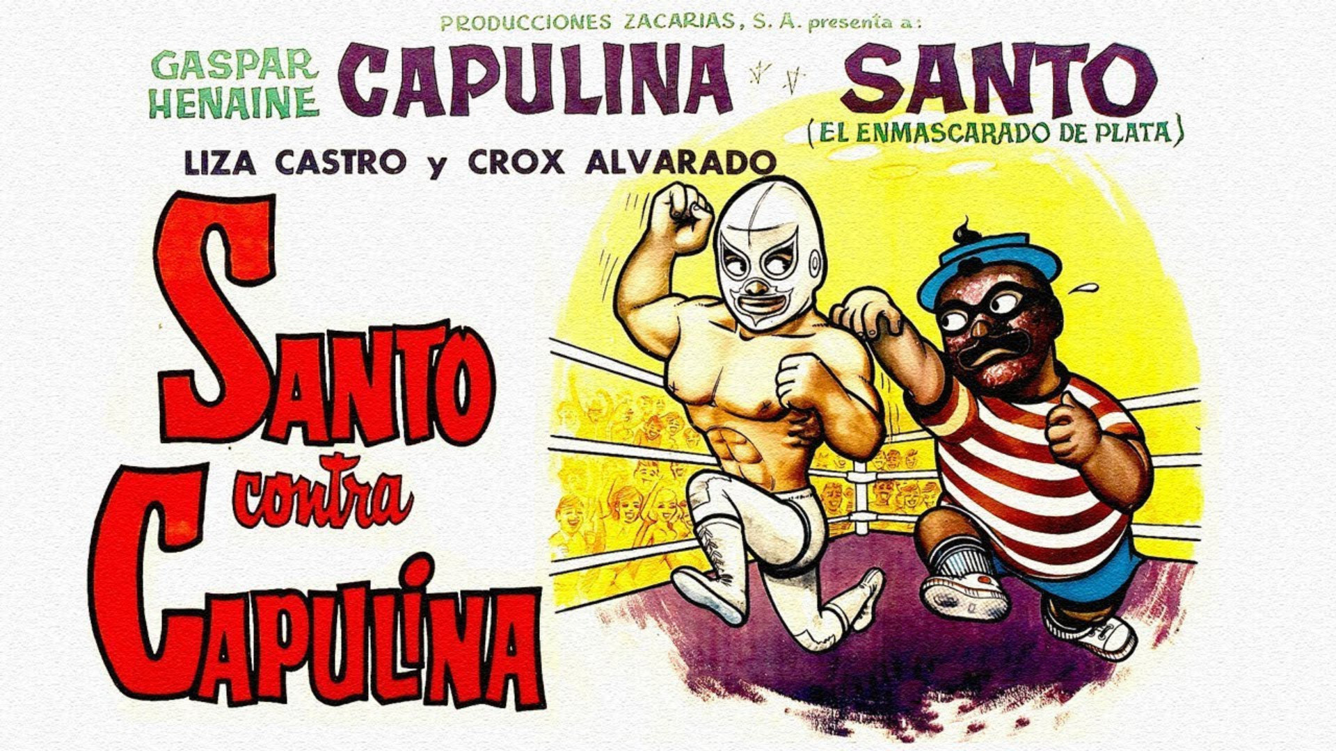 Backdrop for Santo vs. Capulina