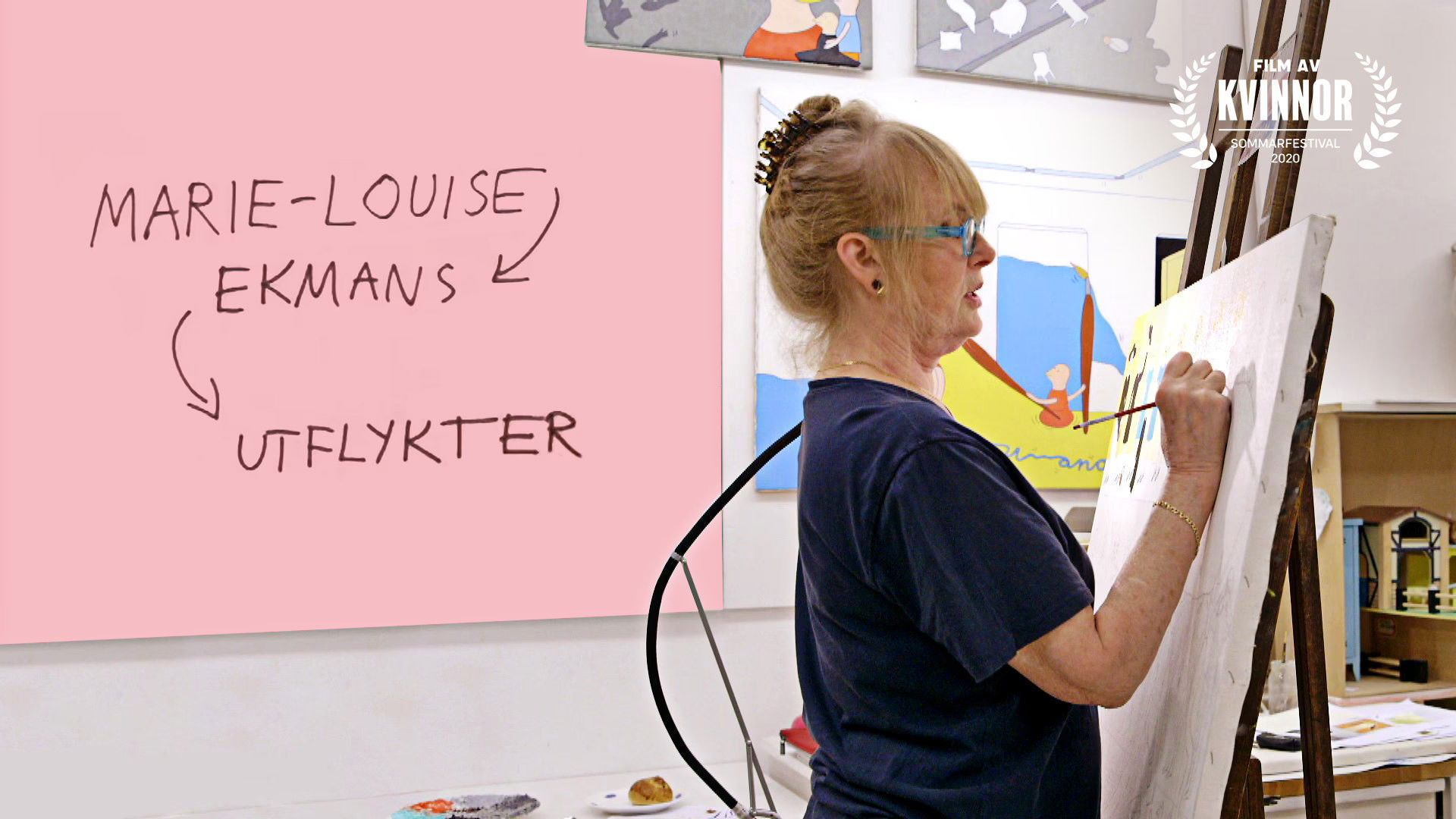 Backdrop for Marie-Louise Ekmans Utflykter