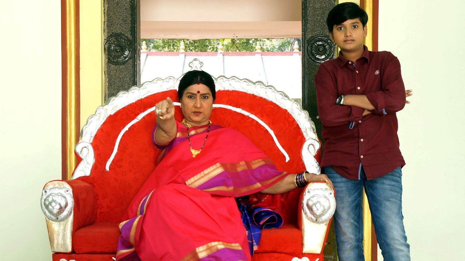 Backdrop for Annapurnamma Gari Manavadu