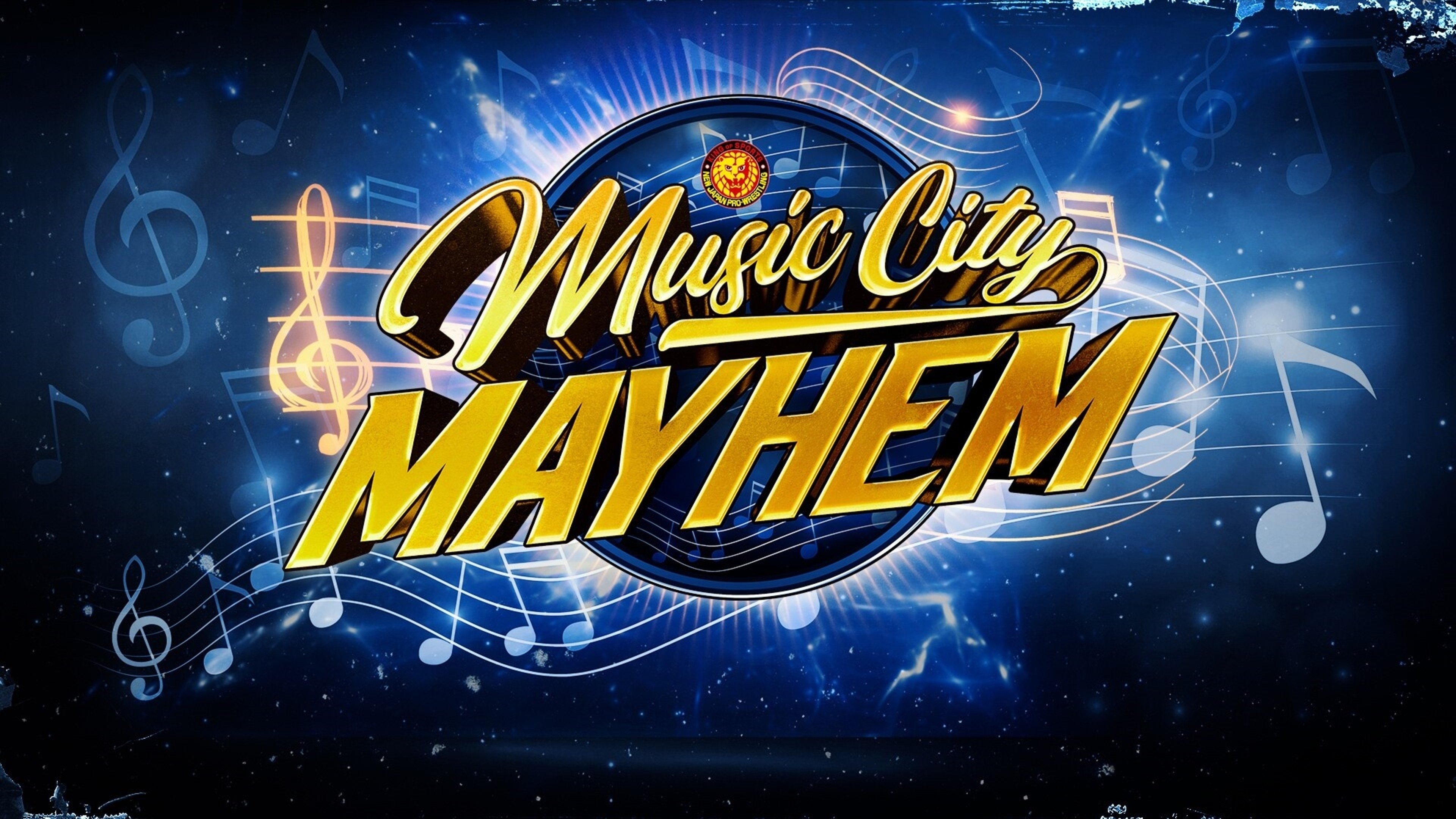 Backdrop for NJPW Music City Mayhem
