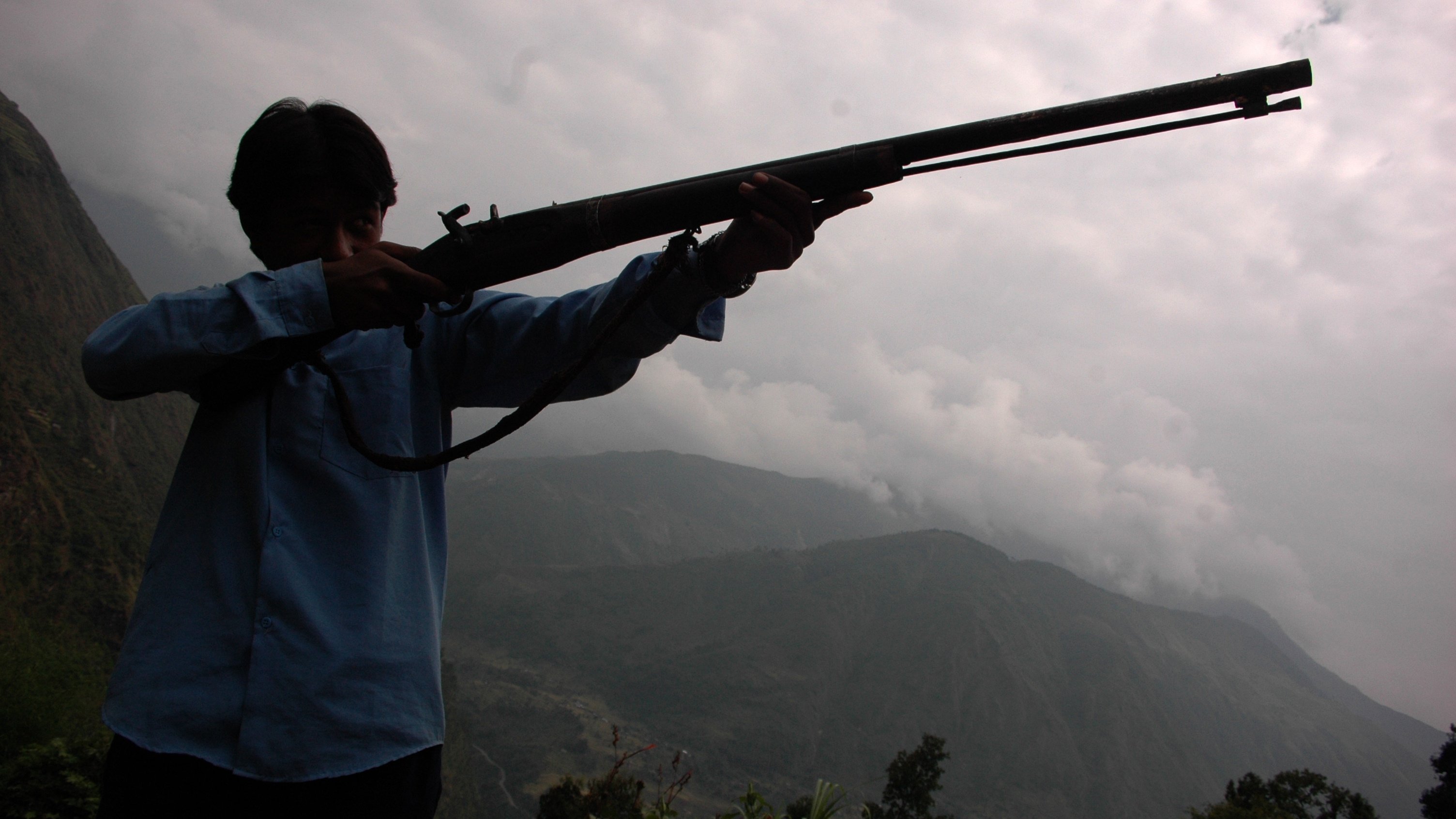 Backdrop for Returned: Child Soldiers of Nepal's Maoist Army
