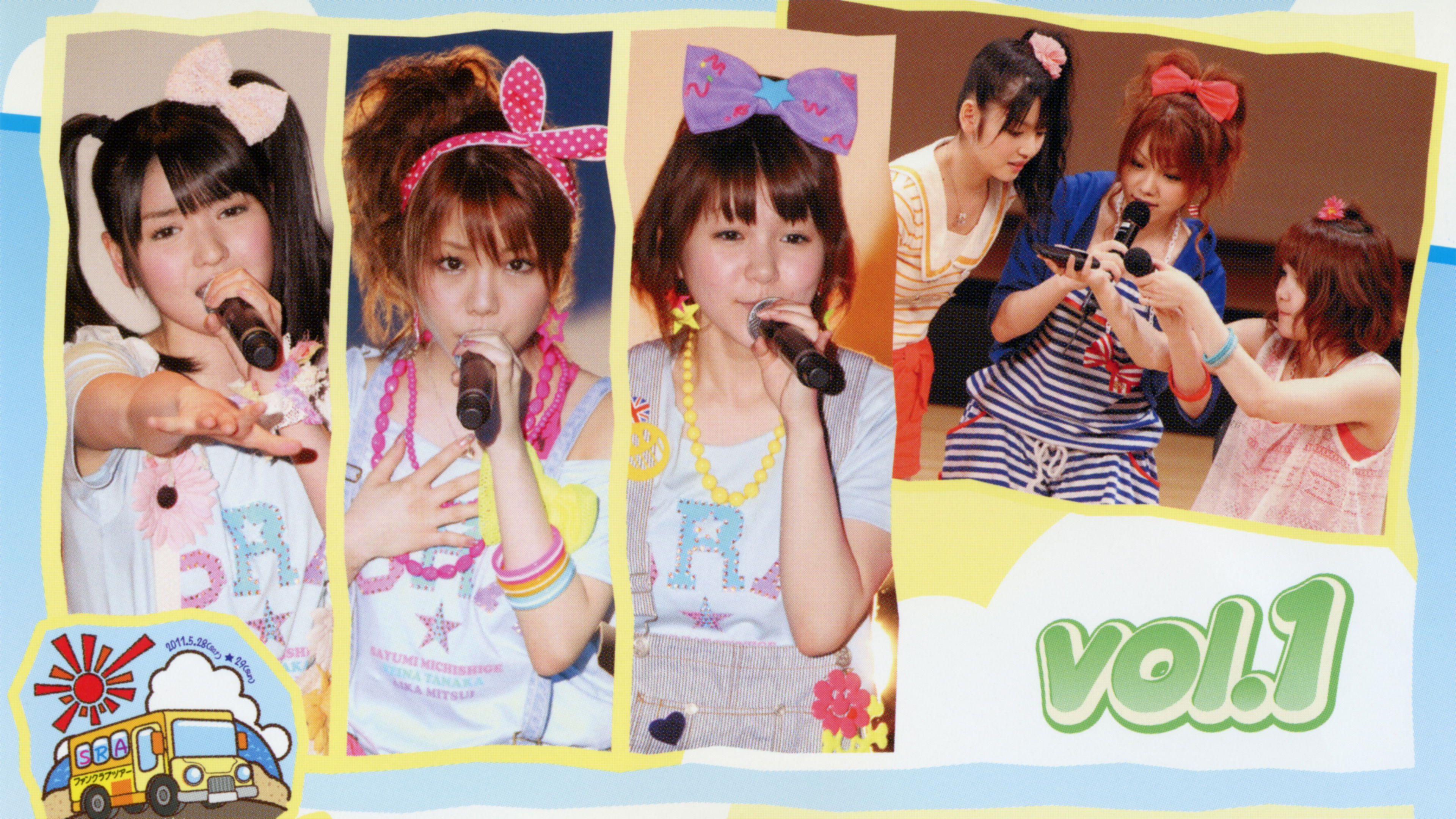 Backdrop for Morning Days 7 - Happy Holiday Michishige Sayumi, Tanaka Reina, Mitsui Aika FC Tour in Tokai