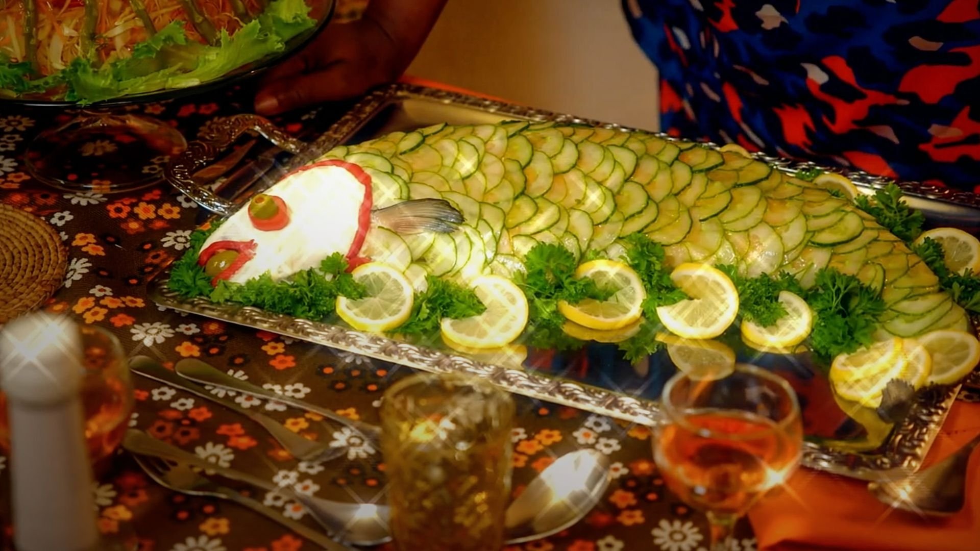 Backdrop for The 1970s Dinner Party