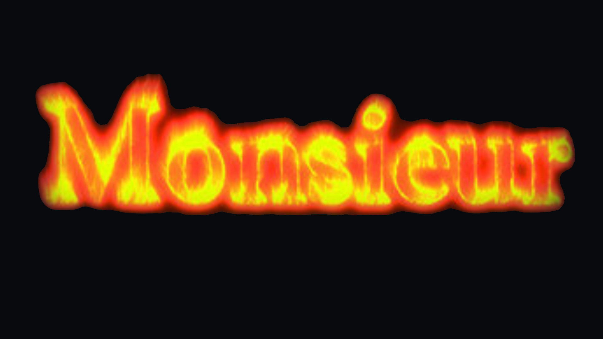 Backdrop for Monsieur