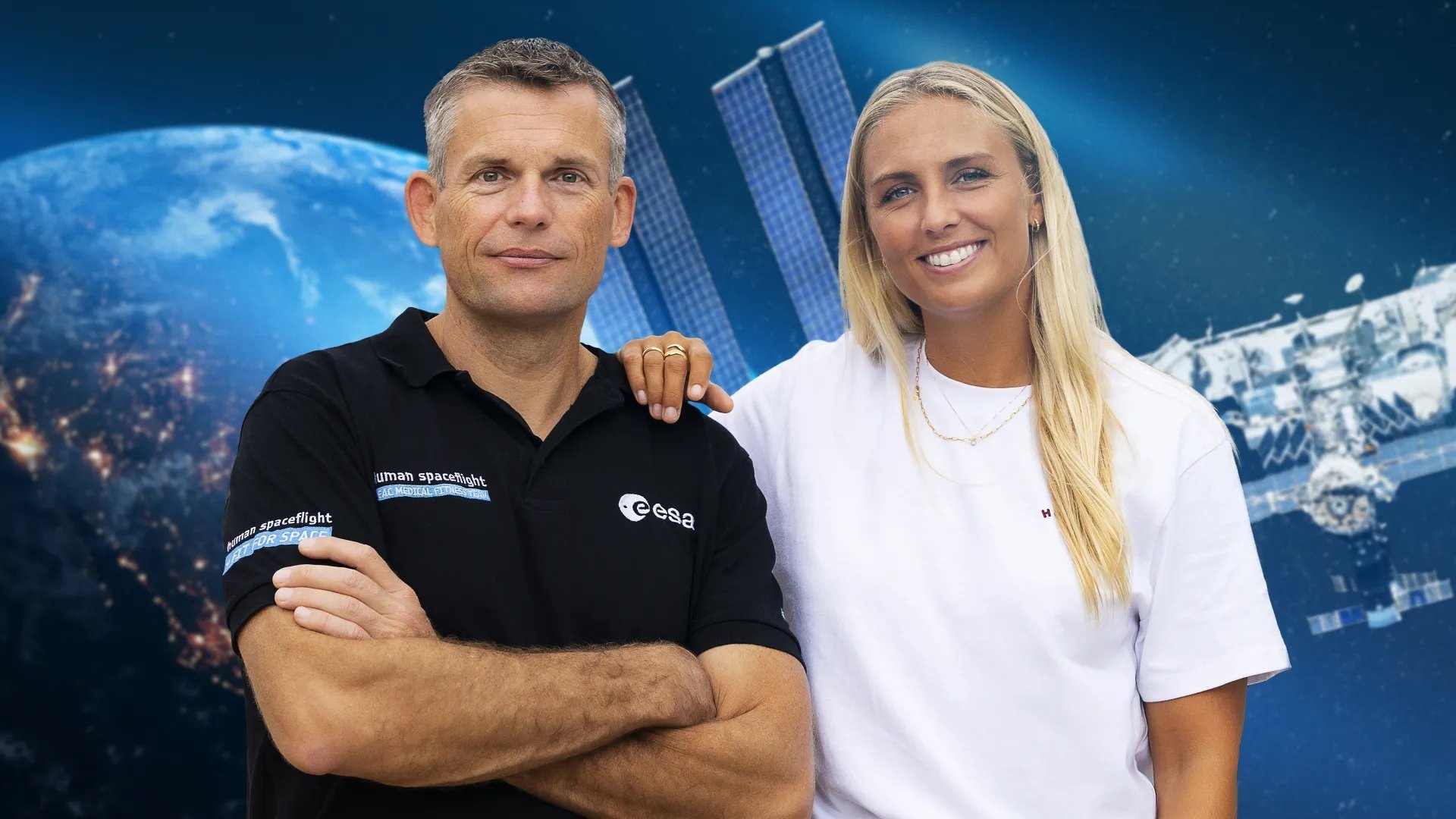 Backdrop for Klar til rummission - med Andreas Mogensen