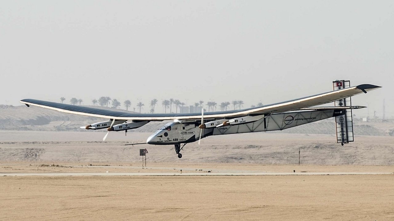 Backdrop for Solar Impulse, the Impossible Round the World Mission