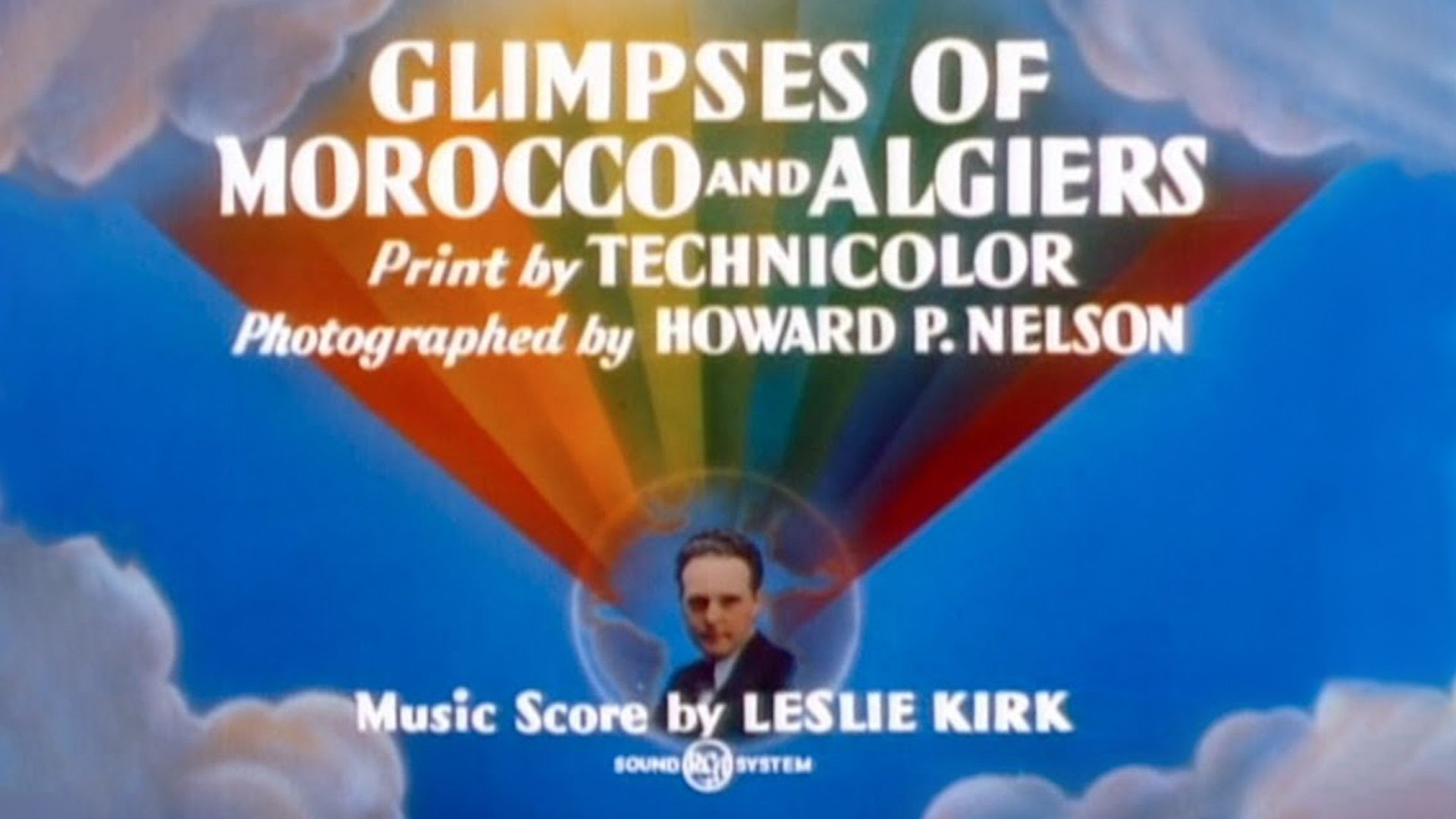 Backdrop for Glimpses of Morocco and Algiers