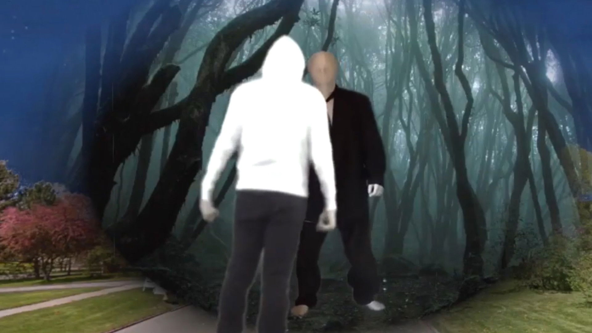 Backdrop for A Self-Induced Hallucination