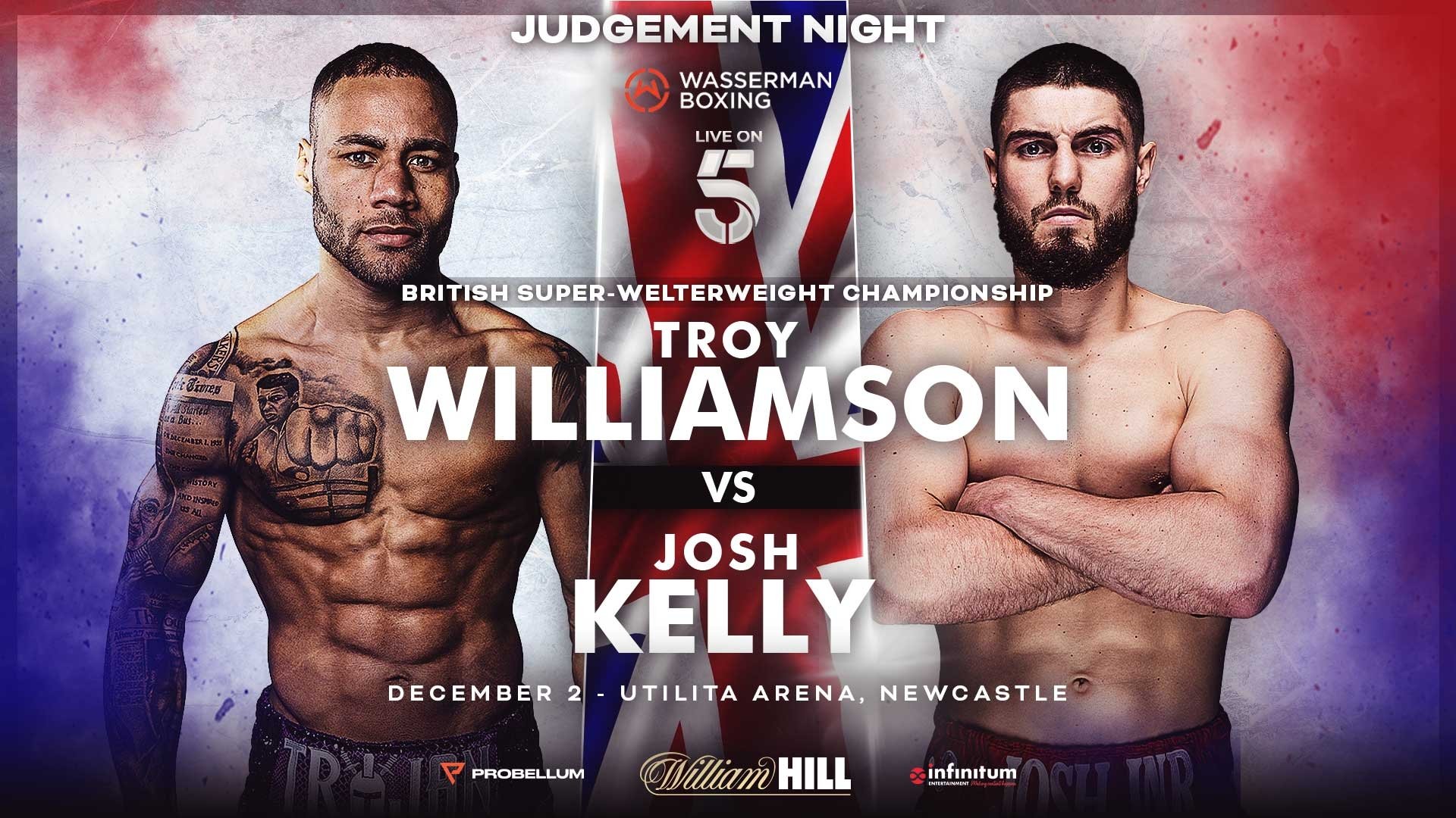 Backdrop for Troy Williamson vs. Josh Kelly