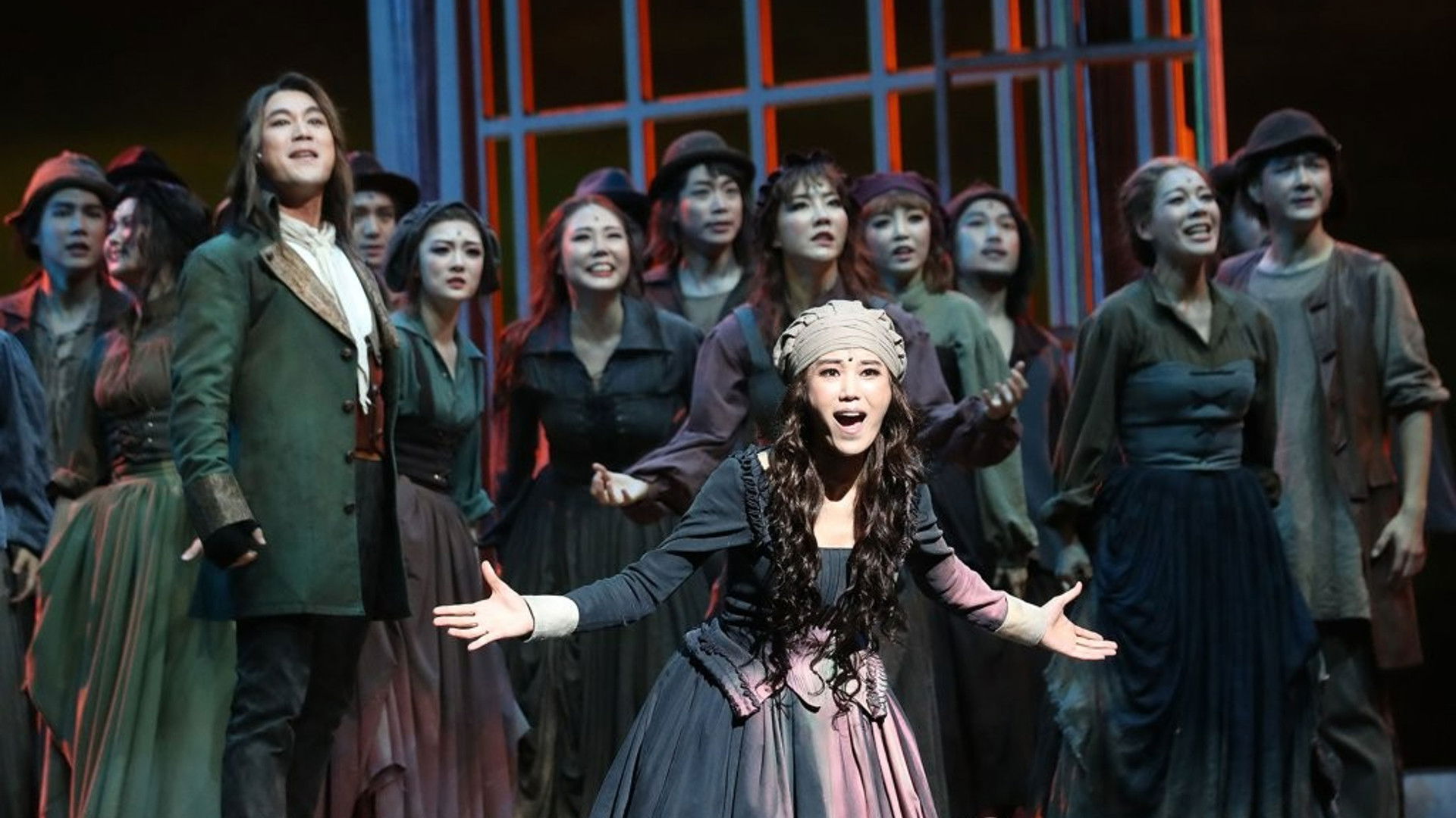 Backdrop for Marie Antoinette: The Musical Live