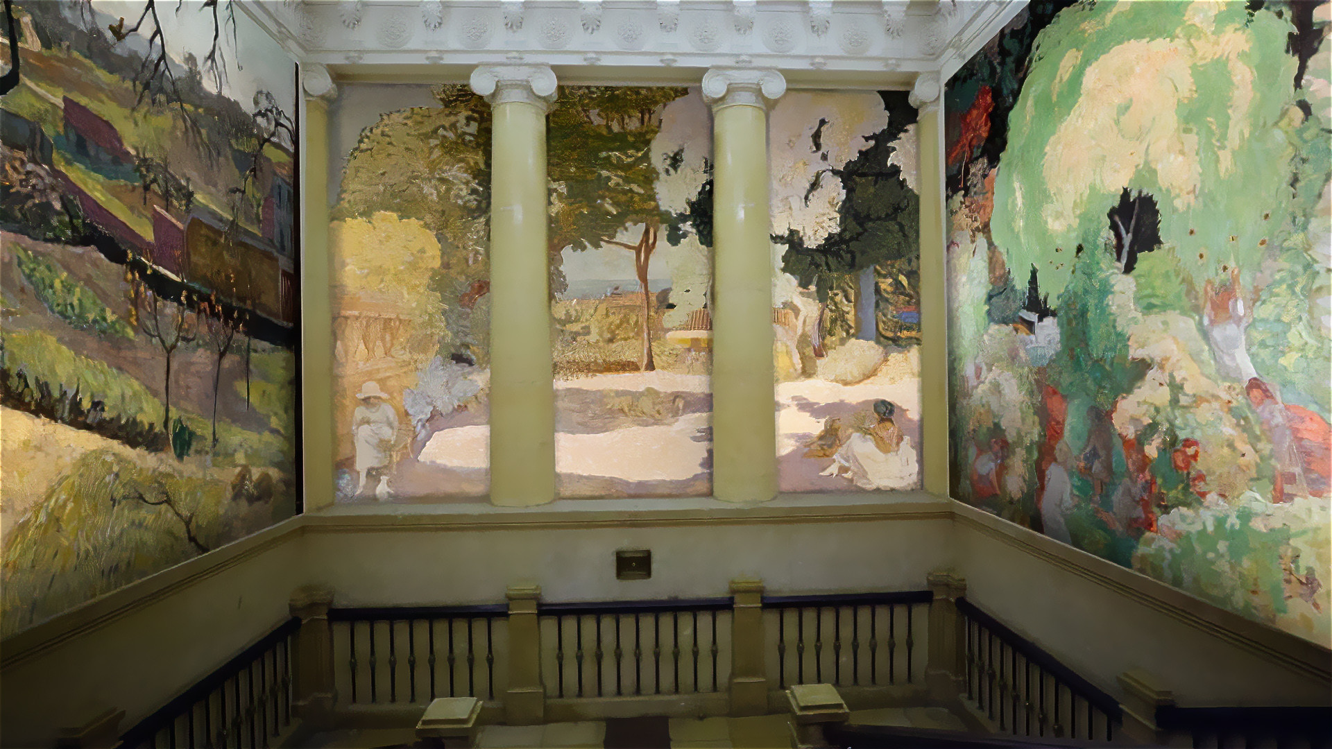 Backdrop for Les Frères Morozov, Mécènes et collectionneurs