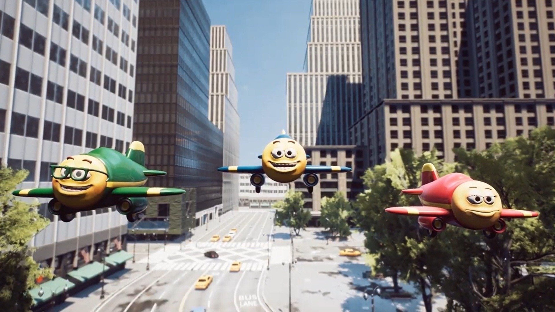 Backdrop for Planes with Brains 3