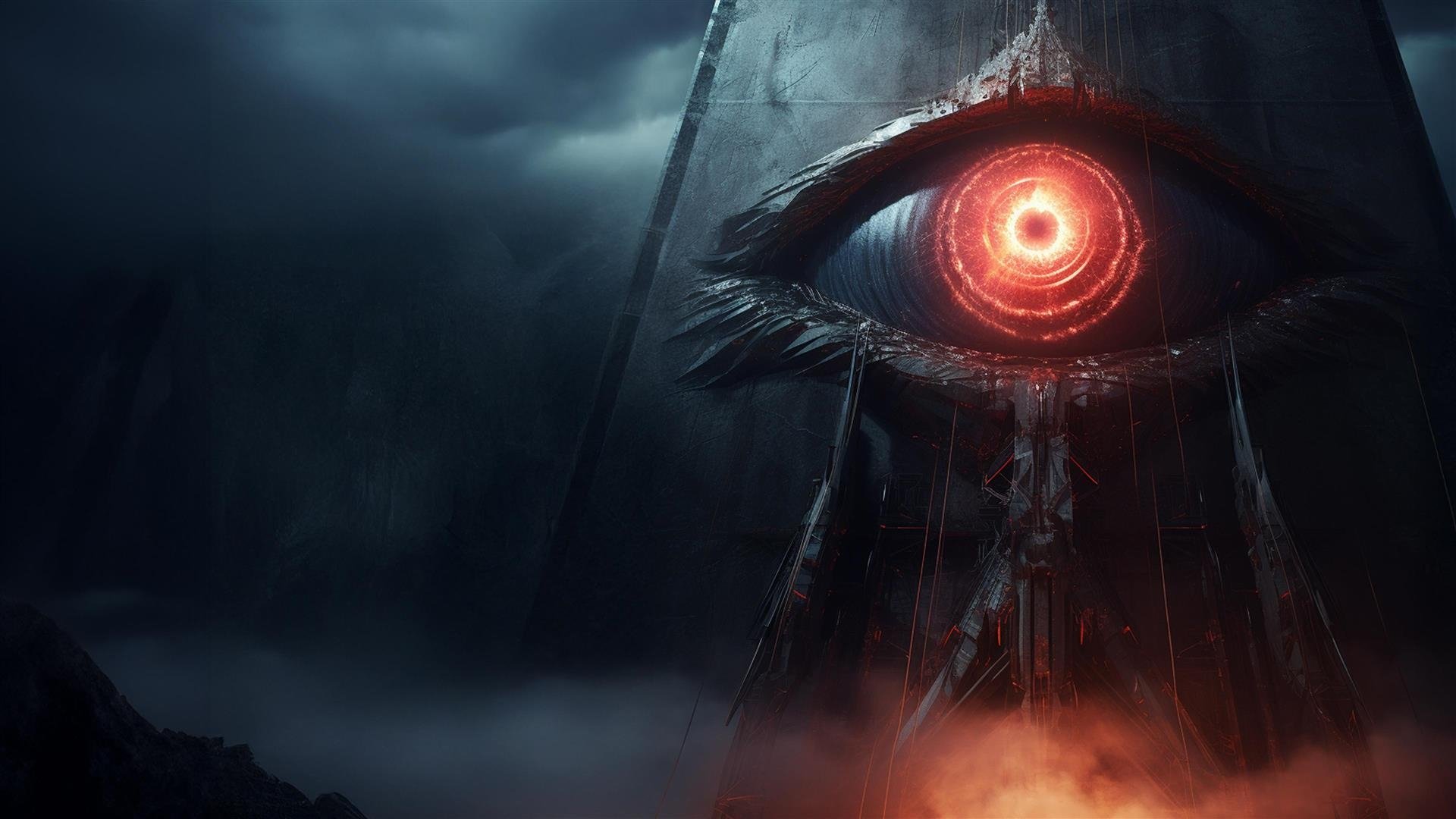 Backdrop for The Eye and the Wall